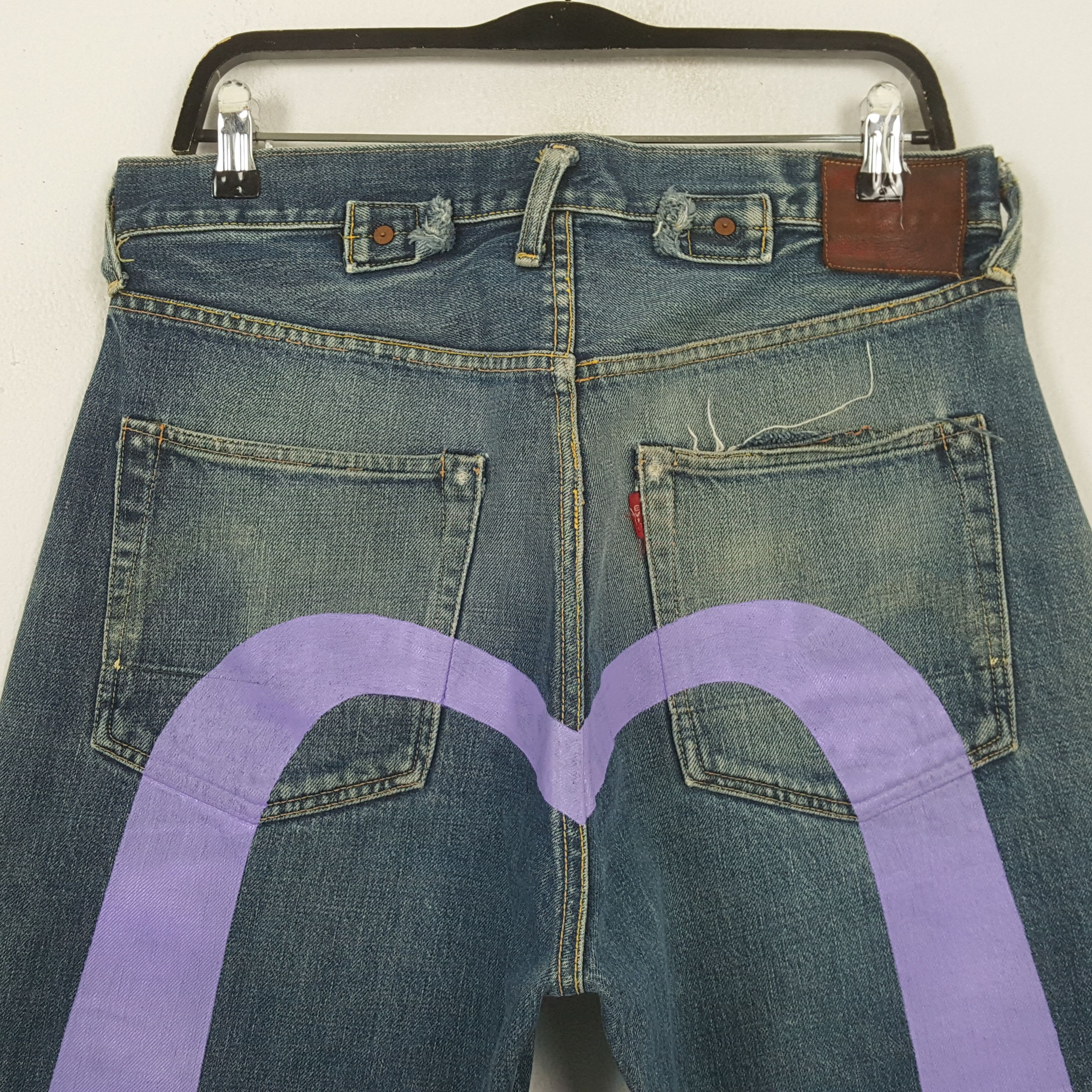 Evisu Evis Japanese Brand Custom Daicock Jeans RR11 Size US 32 / EU 48 - 2 Thumbnail