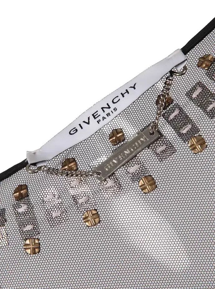 Givenchy Givenchy Crystal Beaded Edge Mesh Jacket Size XS / US 0-2 / IT 36-38 - 8 Thumbnail