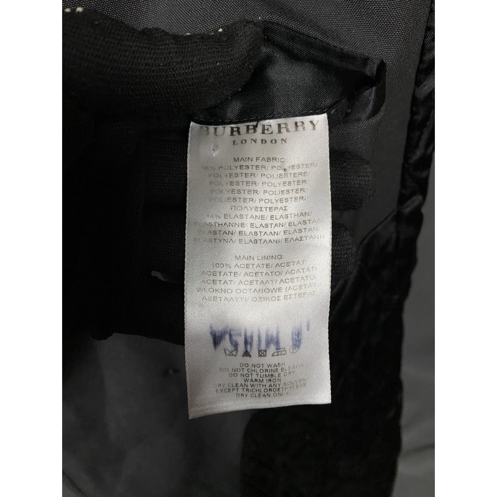 Burberry Burberry Men's Dark Gray Double Breasted Pea Coat Size M Size US M / EU 48-50 / 2 - 10 Thumbnail