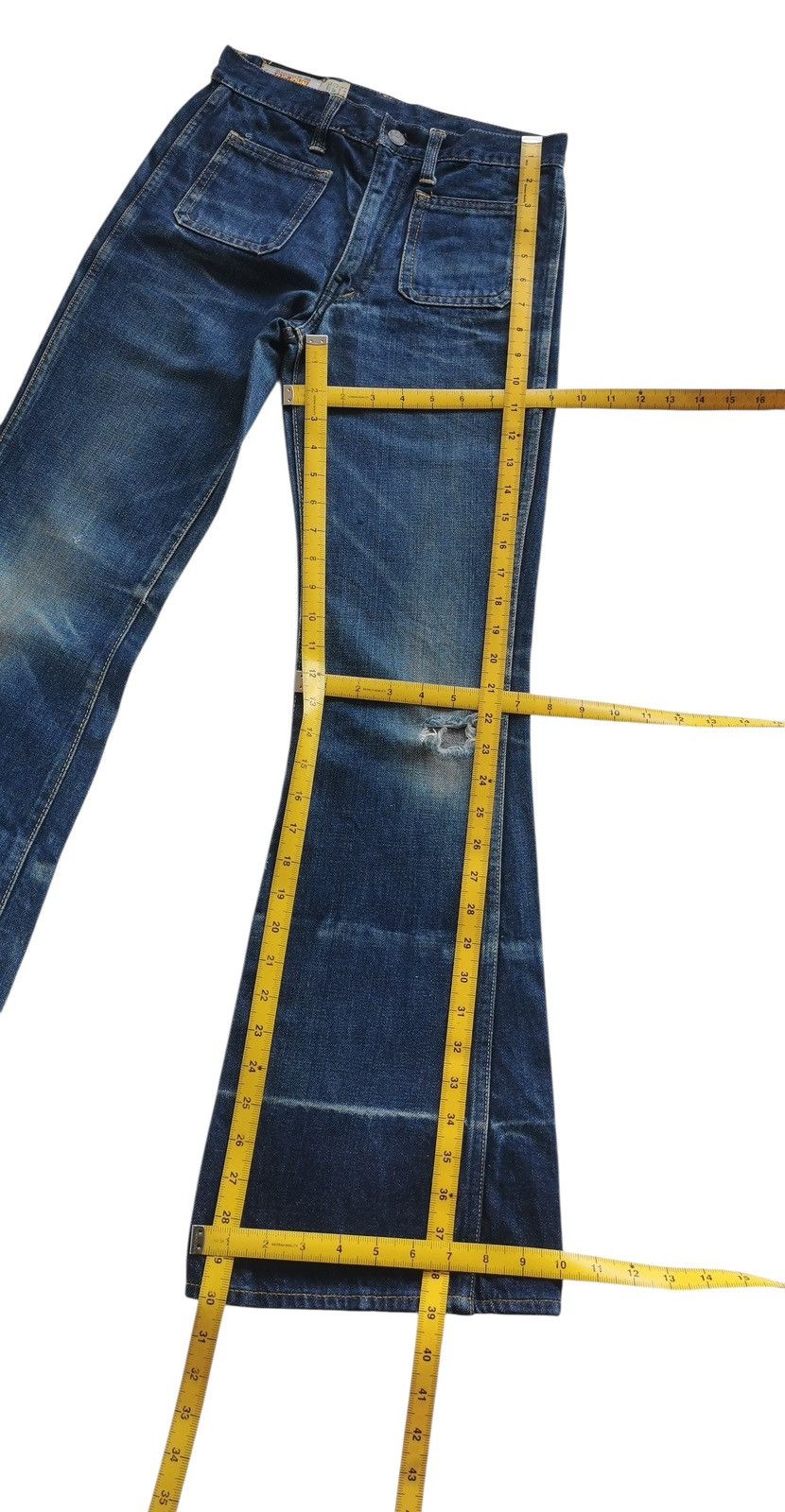 Big John Vintage Bell Bottom Jeans Size US 26 / EU 42 - 10 Thumbnail