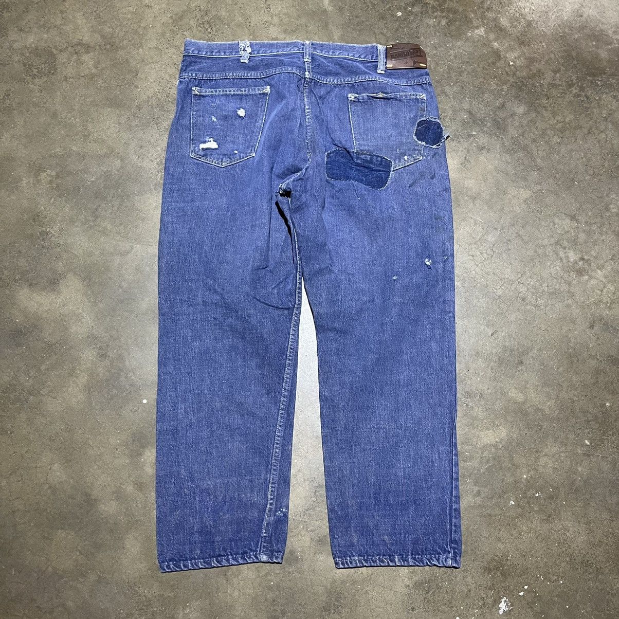 JCPenney × Vintage Vintage 70s Penneys Ranchcraft Dark Western Jeans 36x27 Size US 36 / EU 52 - 3 Thumbnail