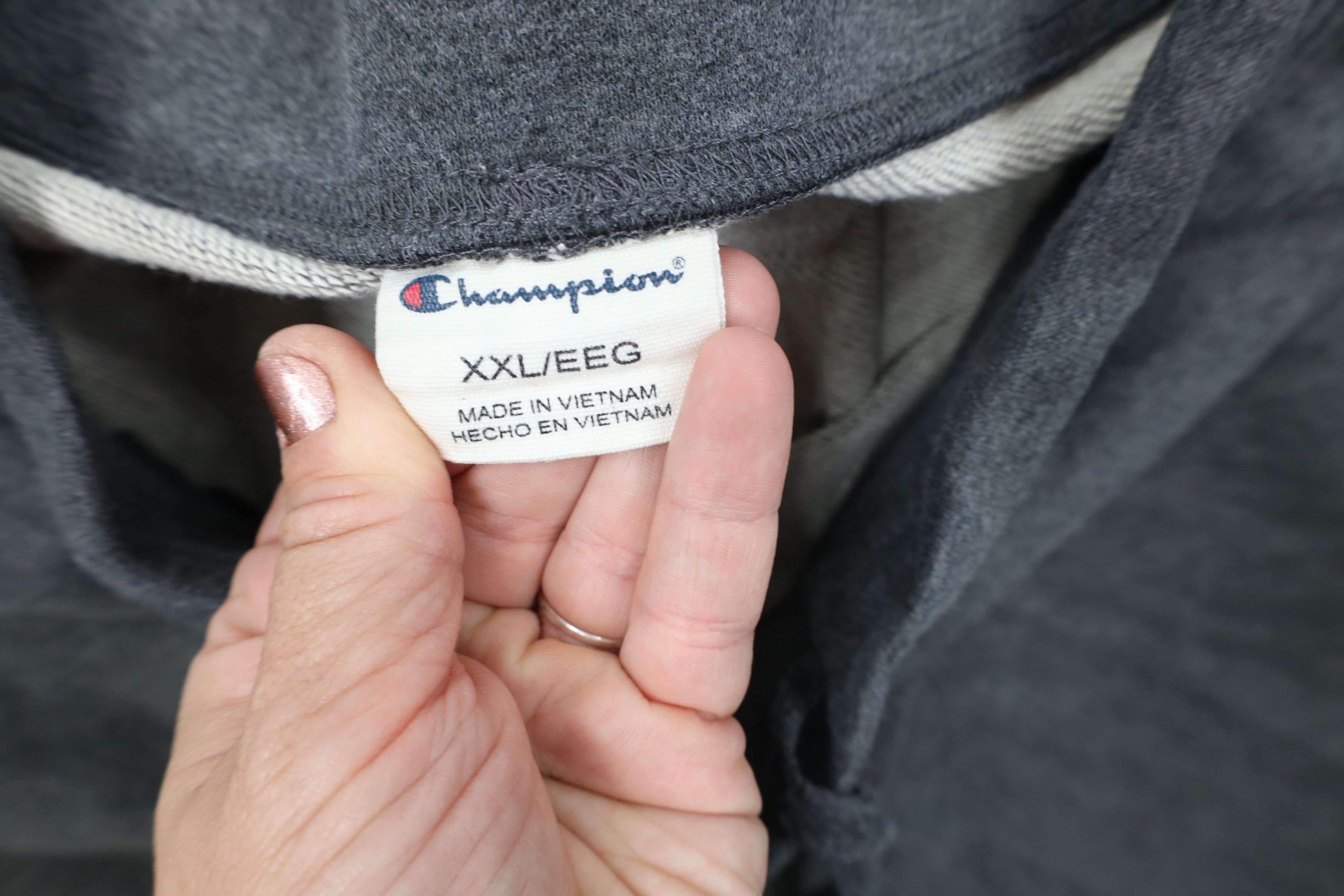 Champion Vintage Y2K Champion Heavy French Terry Shorts Gray Size US 38 / EU 54 - 7 Thumbnail