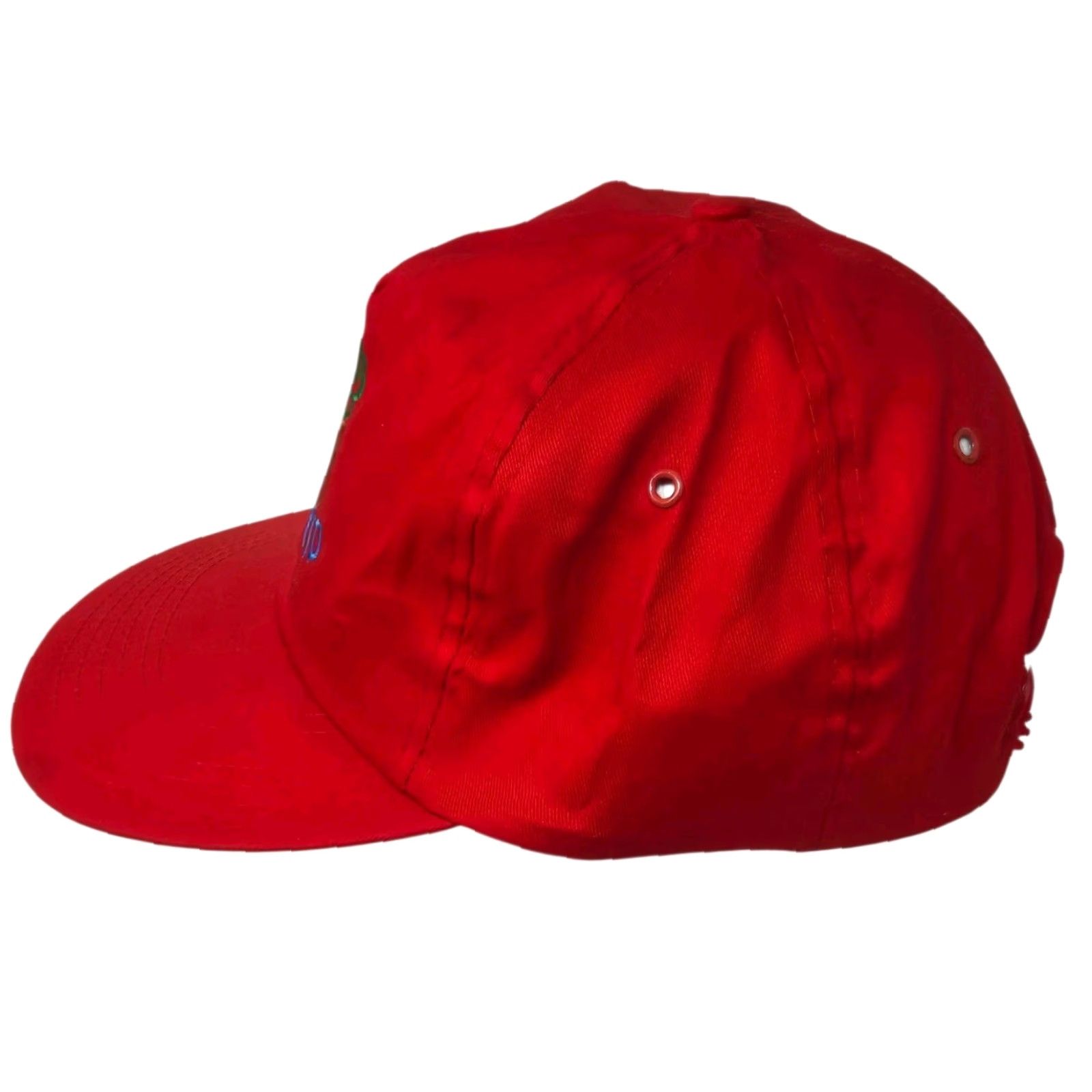 Spell VINTAGE Madrid Hat City Red Cap Embroidered Adjustable Strapback Men Baseball Cap Size ONE SIZE - 2 Thumbnail