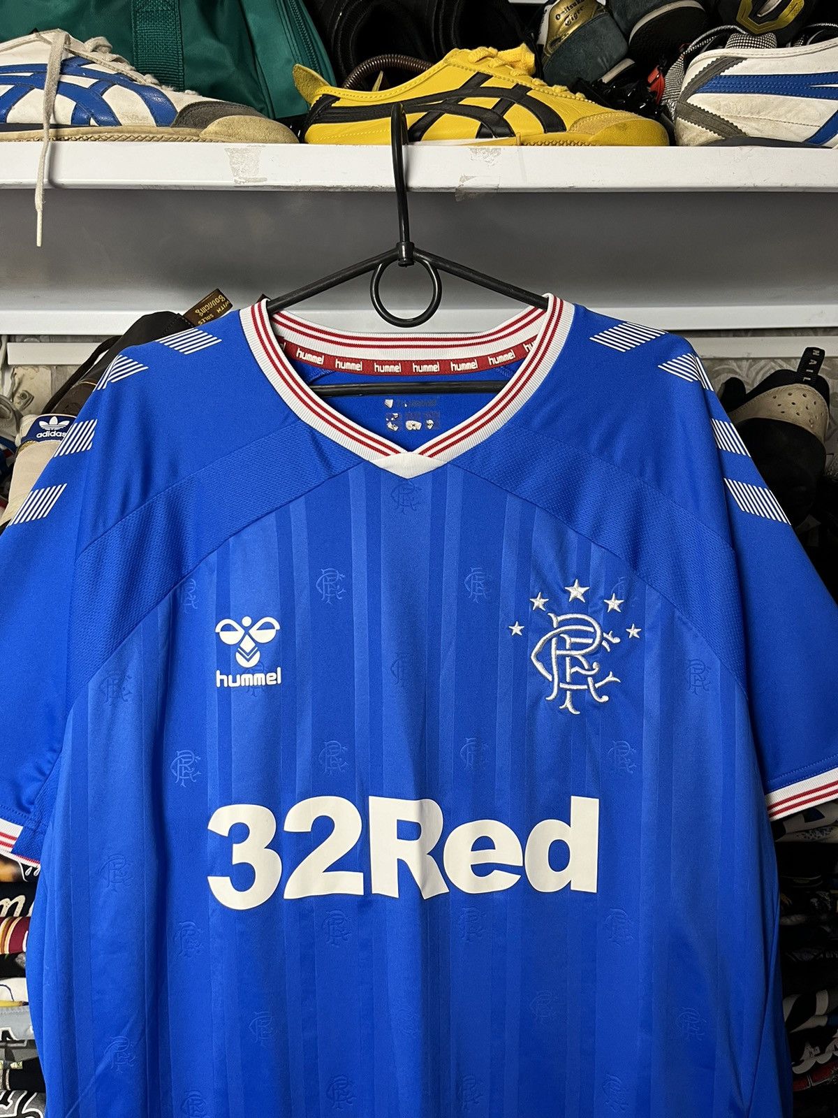 Hummel Hummel Rangers 2019-20 home football shirt jersey size XL Size US XL / EU 56 / 4 - 3 Thumbnail