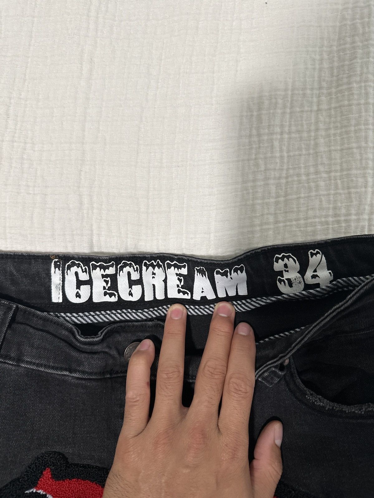 Billionaire Boys Club × Icecream Icecream Running Dog Jean Size US 34 / EU 50 - 6 Thumbnail