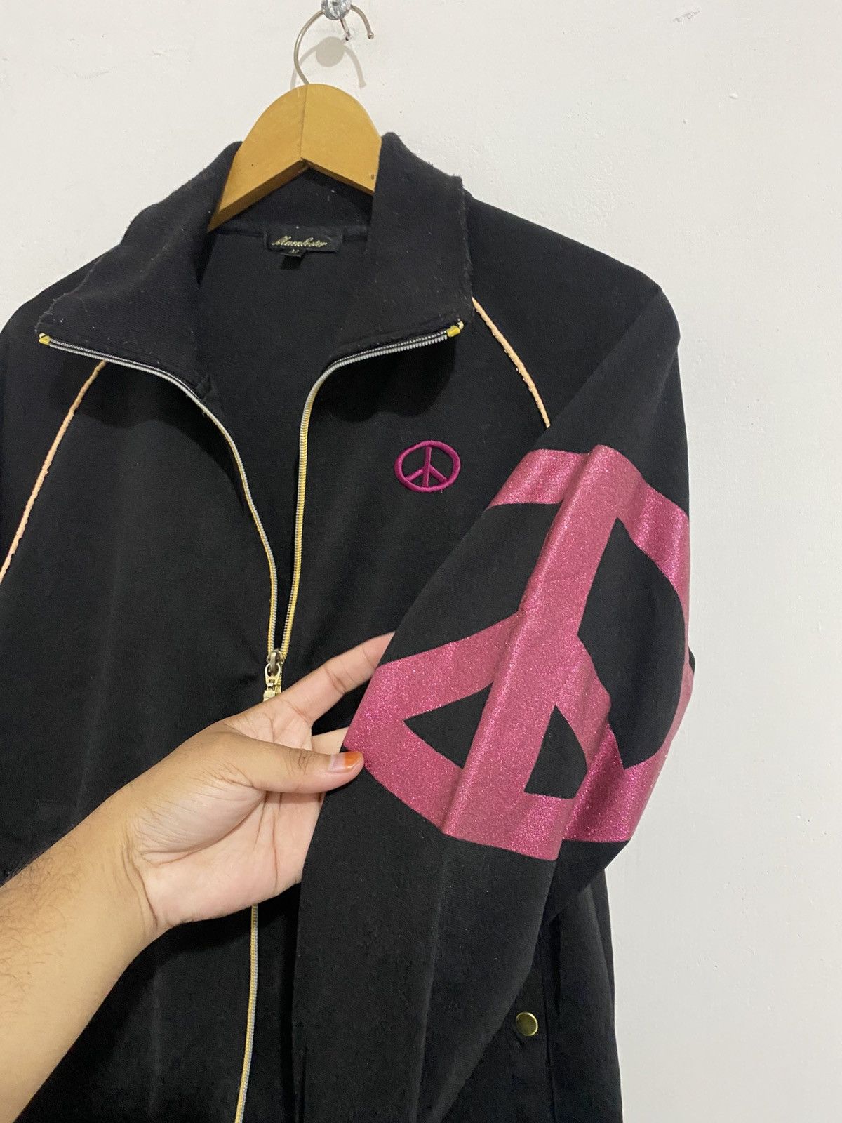 If Six Was Nine 💸BINDINGOFFER💸tracktop peace logo pink lgb 14thaddicition Size US L / EU 52-54 / 3 - 3 Thumbnail