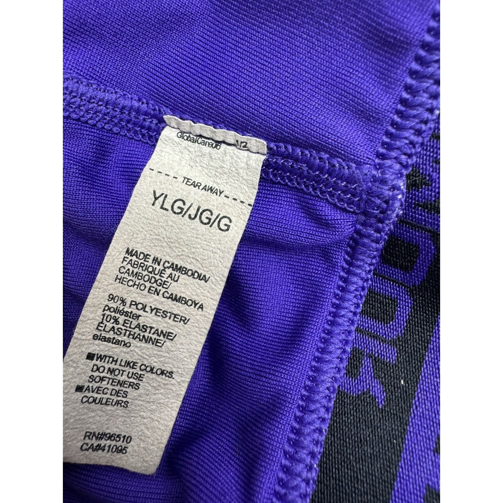 Under Armour UNDER ARMOUR Girls Youth Sports Bra Blue & Purple (L) Compre Size ONE SIZE - 7 Thumbnail