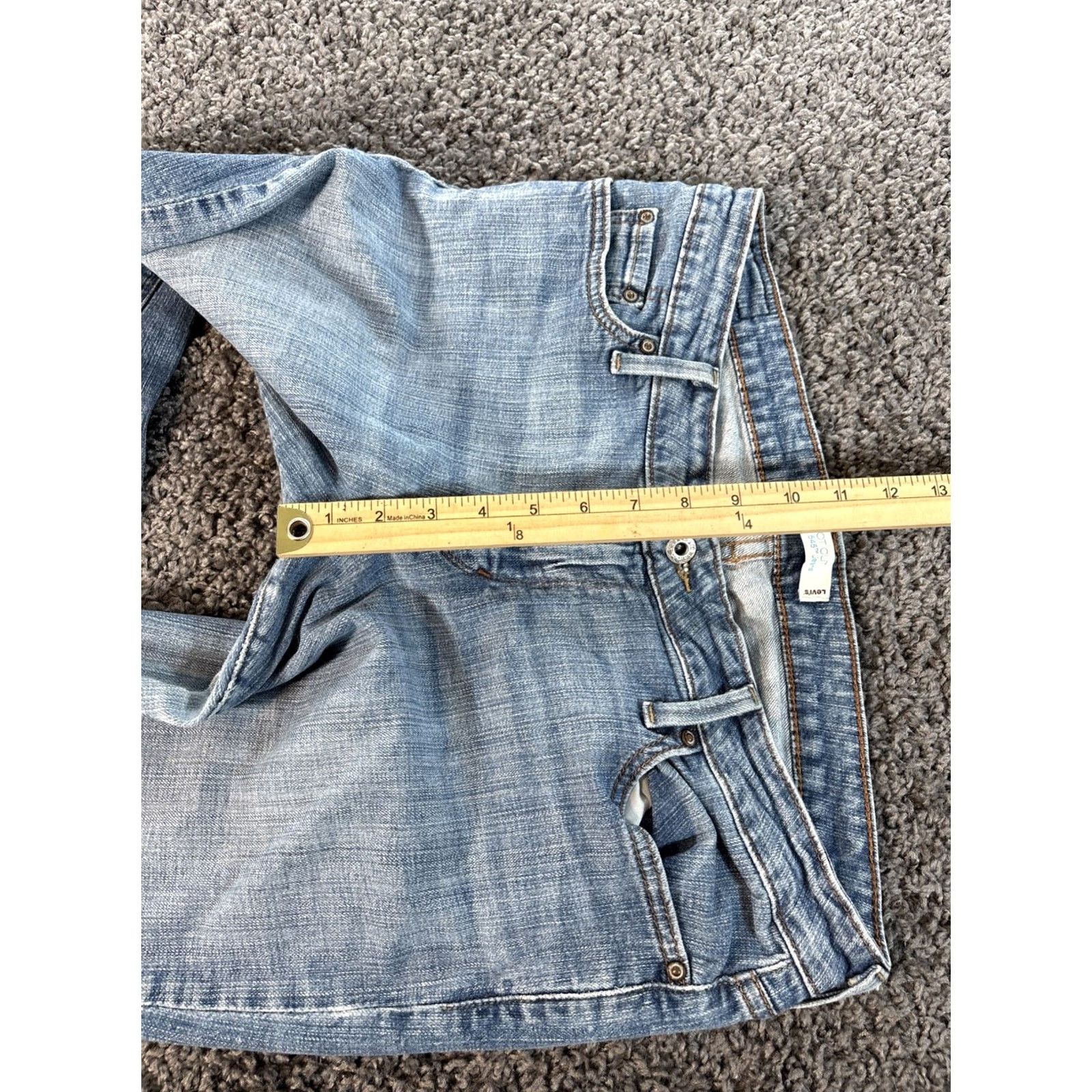 Levi's VINTAGE Levi’s 545 Superlow Stretch Womens Jeans 34x30 Bootcut Medium Wash Low Rise Denim 5-Pocket Levi’s 500 Series Mens? Womens Size 24" / US 00 / IT 34 - 5 Thumbnail