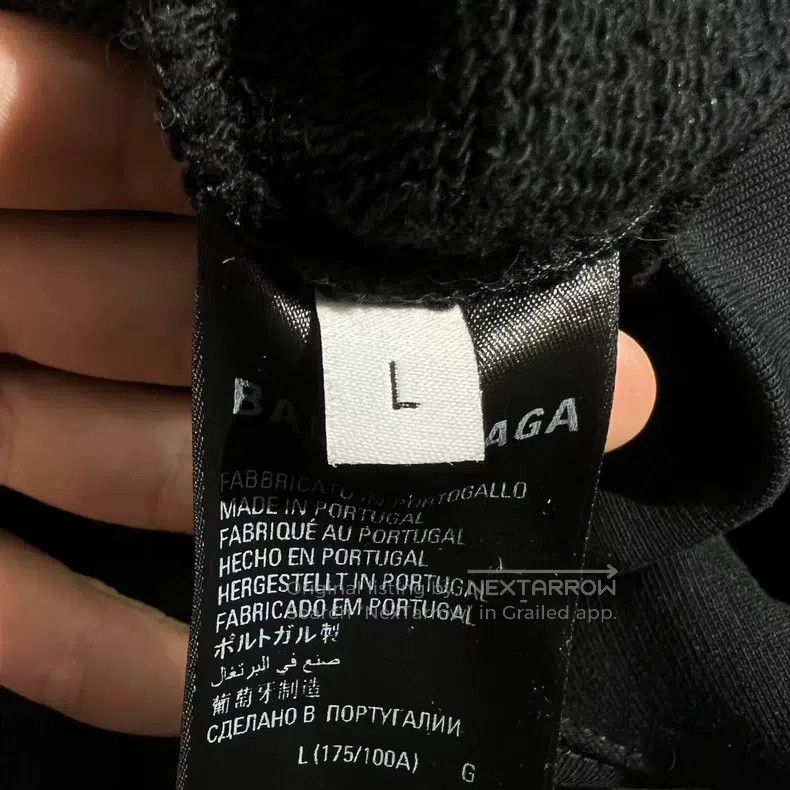 Balenciaga Balenciaga Black Coke Wave Embroidery Logo Hoodie Size US L / EU 52-54 / 3 - 4 Thumbnail