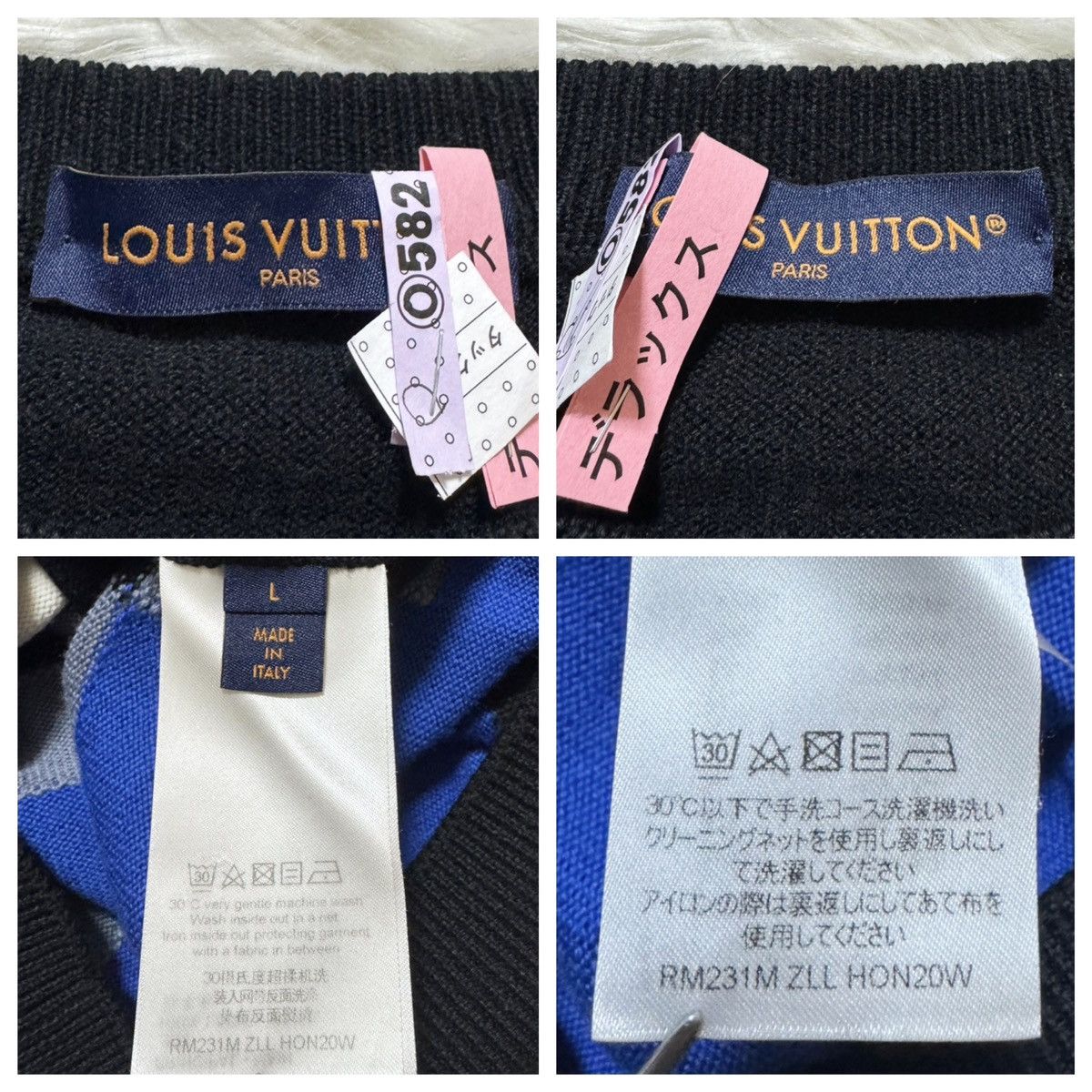 Louis Vuitton Catalog-Featured Louis Vuitton Fair Isle Macro Sweater Size US L / EU 52-54 / 3 - 2 Thumbnail