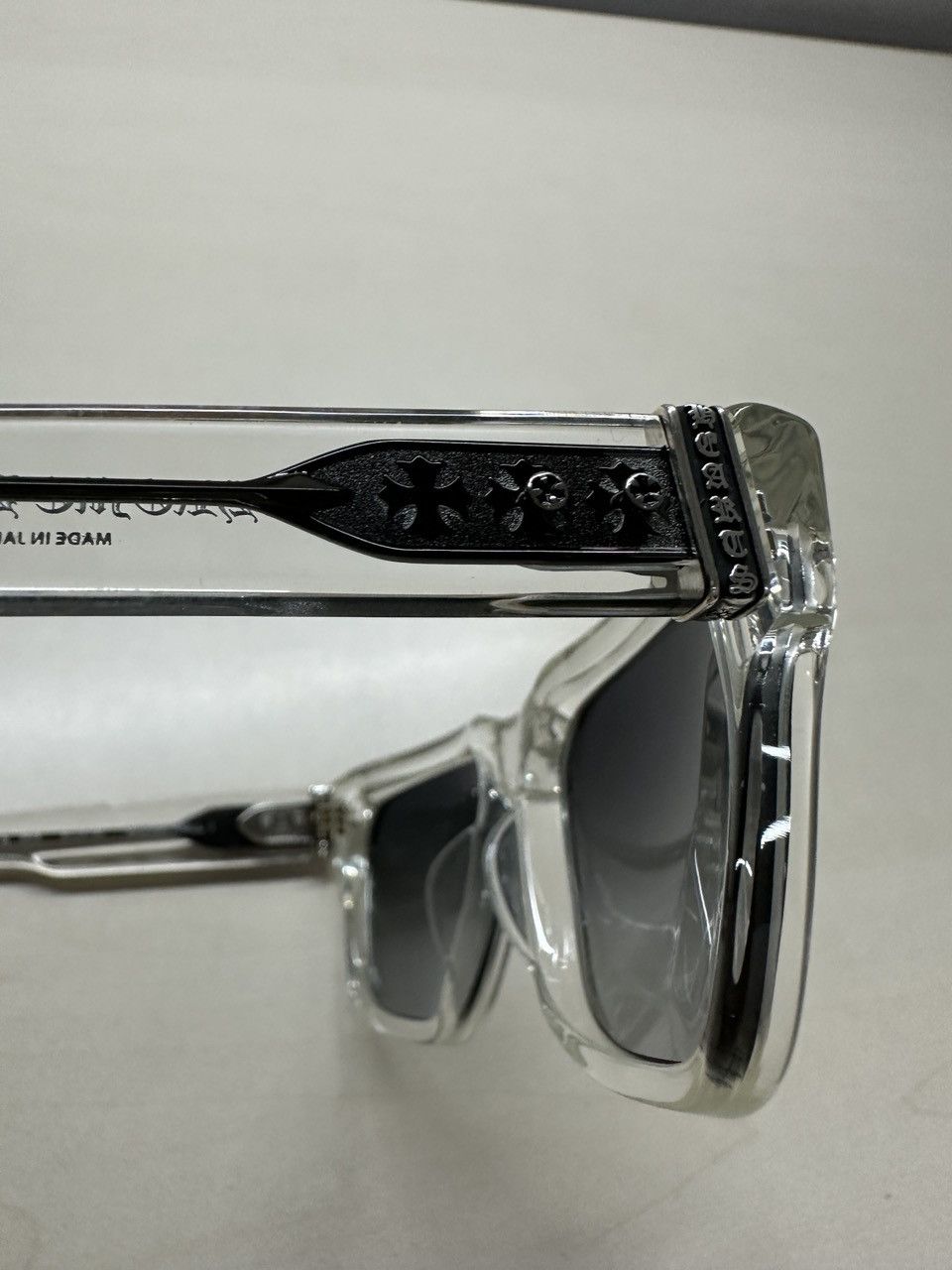 Chrome Hearts Chrome Hearts MIDIXATHRILL I CRYS Silver Sunglasses Size ONE SIZE - 8 Thumbnail