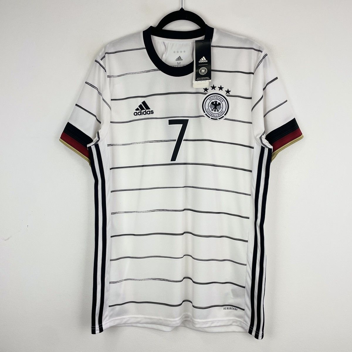 Adidas Germany Kai Havertz Home Jersey Adidas Genuine 2019/2021 Size US M / EU 48-50 / 2 - 1 Thumbnail