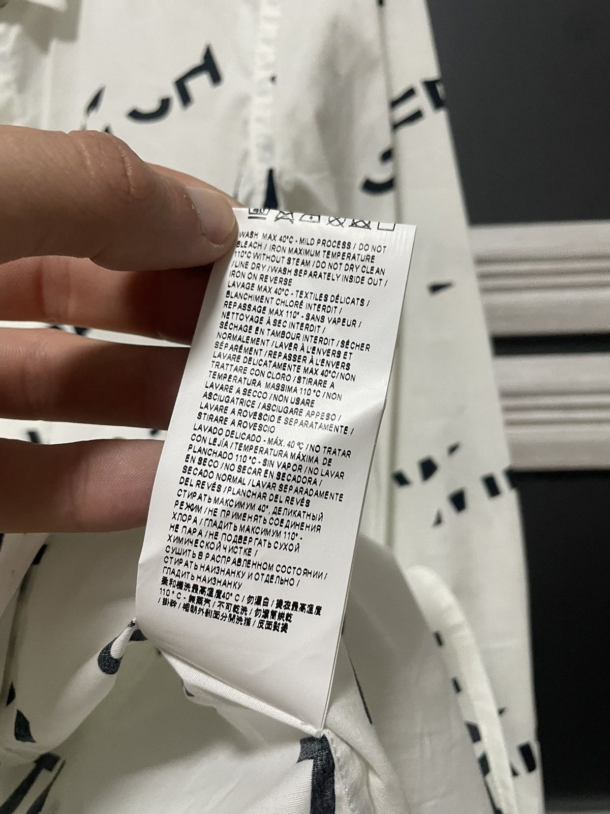 Dirk Bikkembergs Dirk Bikkembergs Monogram Rare Shirt Classic Size US M / EU 48-50 / 2 - 16 Thumbnail