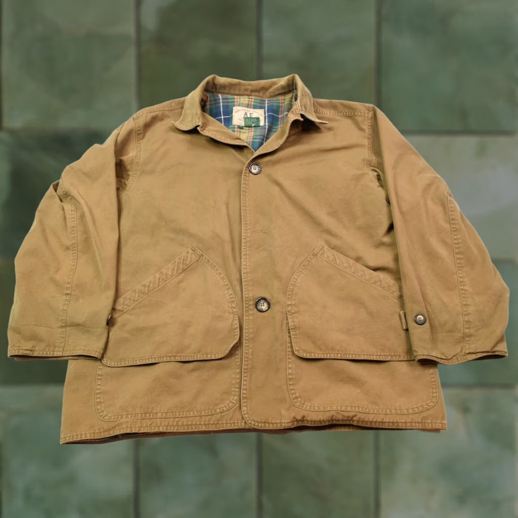 American Eagle Outfitters Vintage American Eagle Barn Coat Mens Medium Brown Flannel Lined Cotton Y2K Size US M / EU 48-50 / 2 - 1 Thumbnail