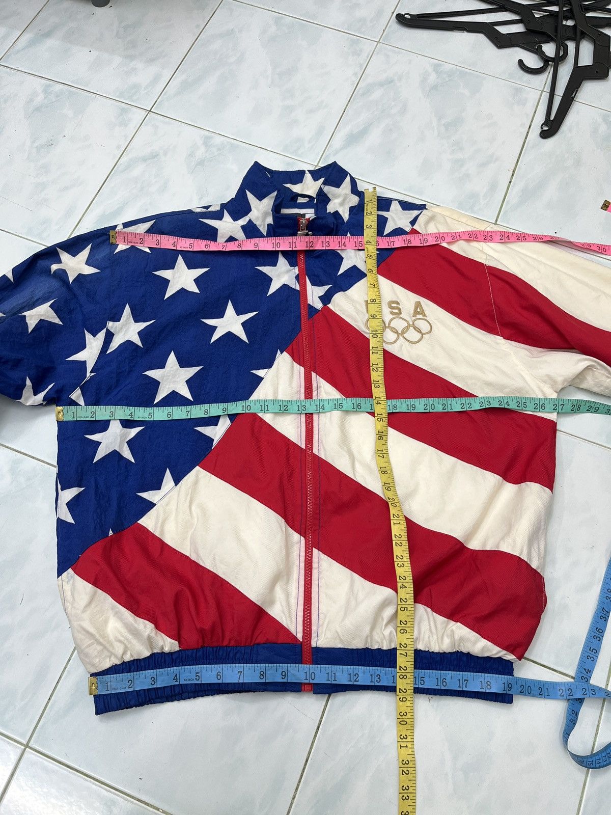 Starter 🔥🔥🔥STEALS VTG STARTER USA OLYMPIC OVP JACKET Size US L / EU 52-54 / 3 - 21 Thumbnail