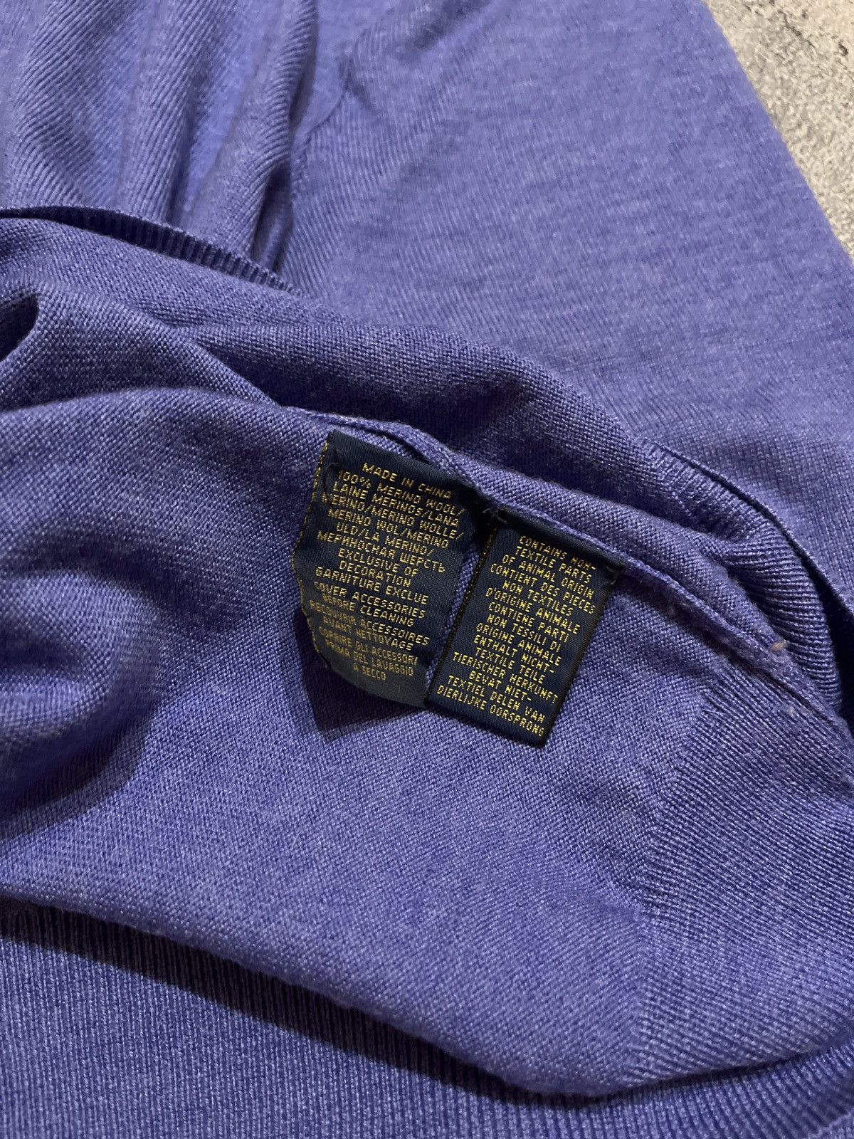 Polo Ralph Lauren × Vintage Polo Ralph Lauren PRL Vintage Y2K 1/3 Zip Sweater Old Money Size US M / EU 48-50 / 2 - 9 Thumbnail