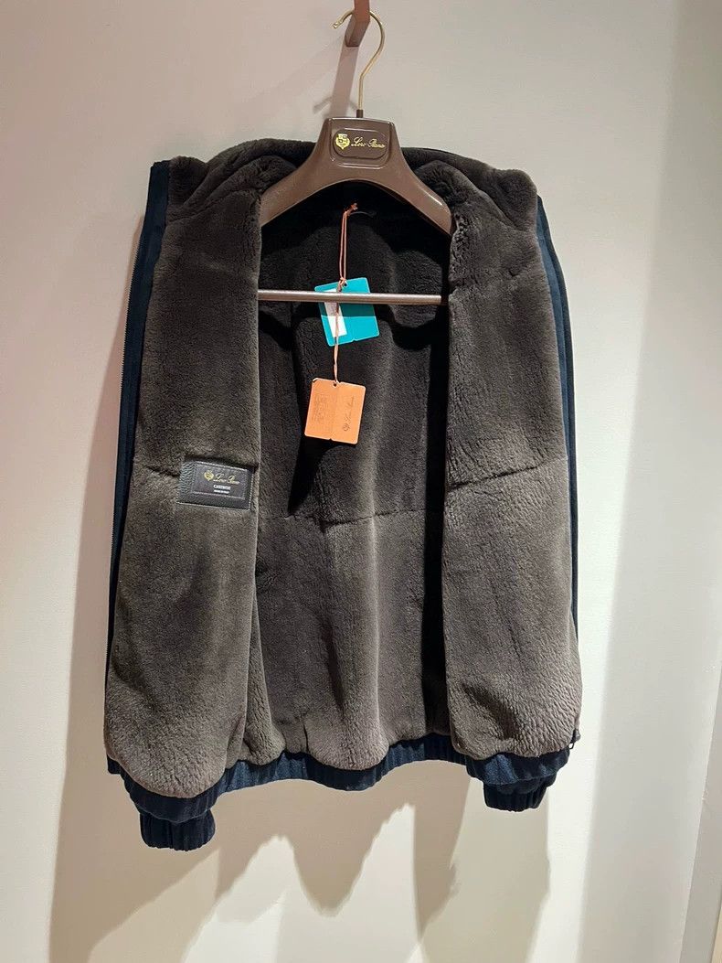 Loro Piana LORO PIANA Autumn/winter men's cashmere bomber knit coat Size US L / EU 52-54 / 3 - 4 Thumbnail