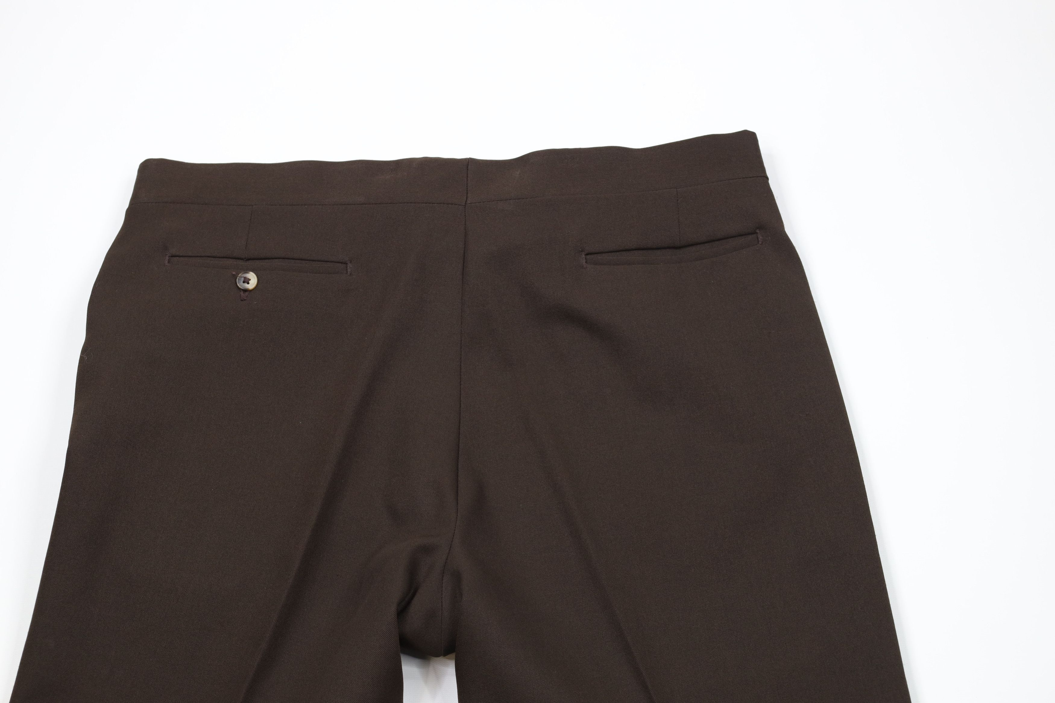 Vintage Vintage 70s Streetwear Wide Leg Bell Bottoms Pants Brown USA Size US 38 / EU 54 - 11 Thumbnail