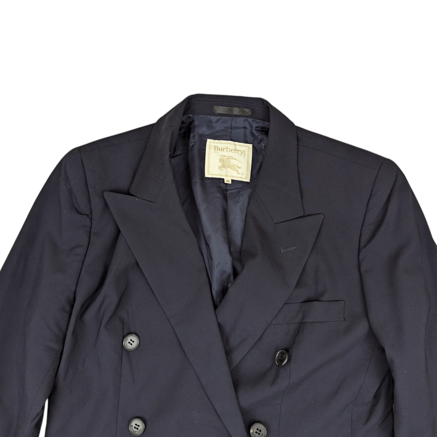 Burberry × Vintage Vintage BURBERRY Blazer Coat Size S / US 4 / IT 40 - 4 Thumbnail