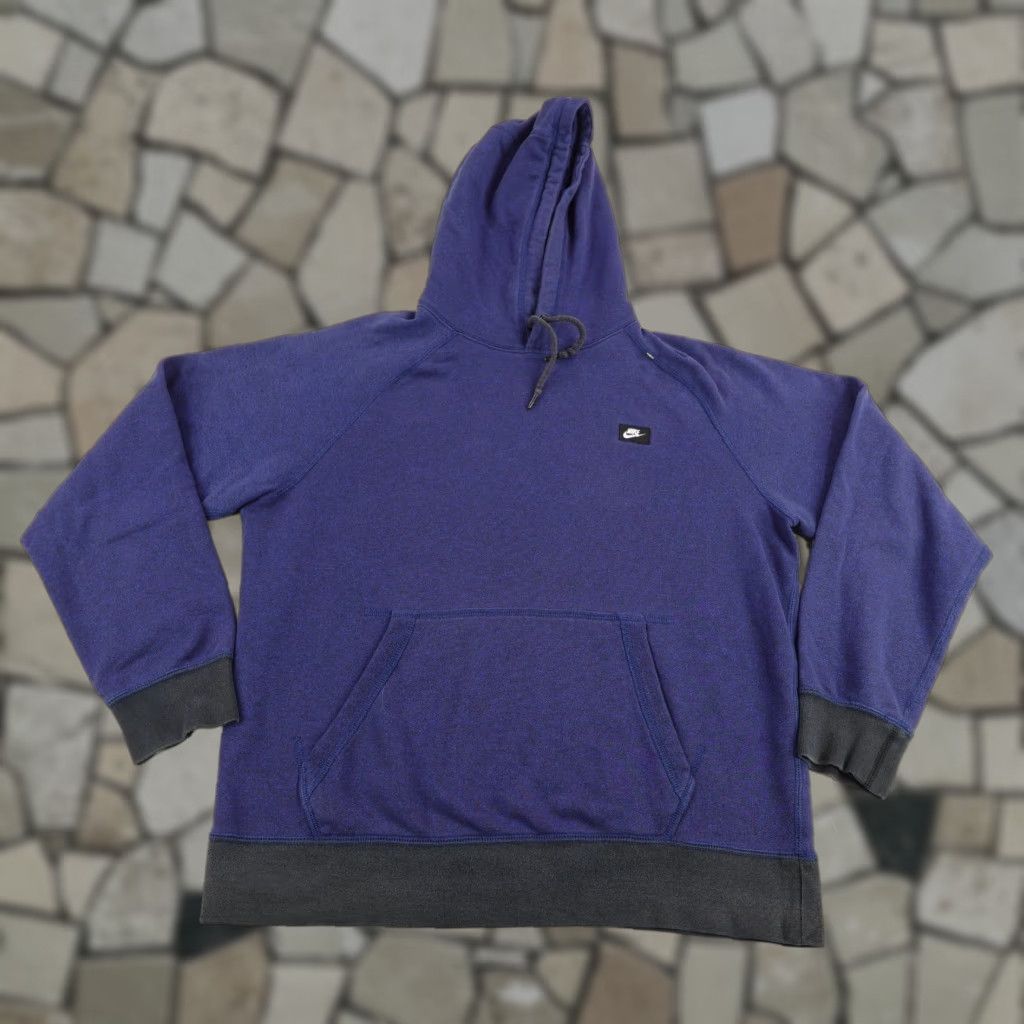 Nike VINTAGE Nike Hoodie Mens Medium AW77 French Terry Shoebox Pullover Sweater Sweatshirt Size US M / EU 48-50 / 2 - 1 Thumbnail