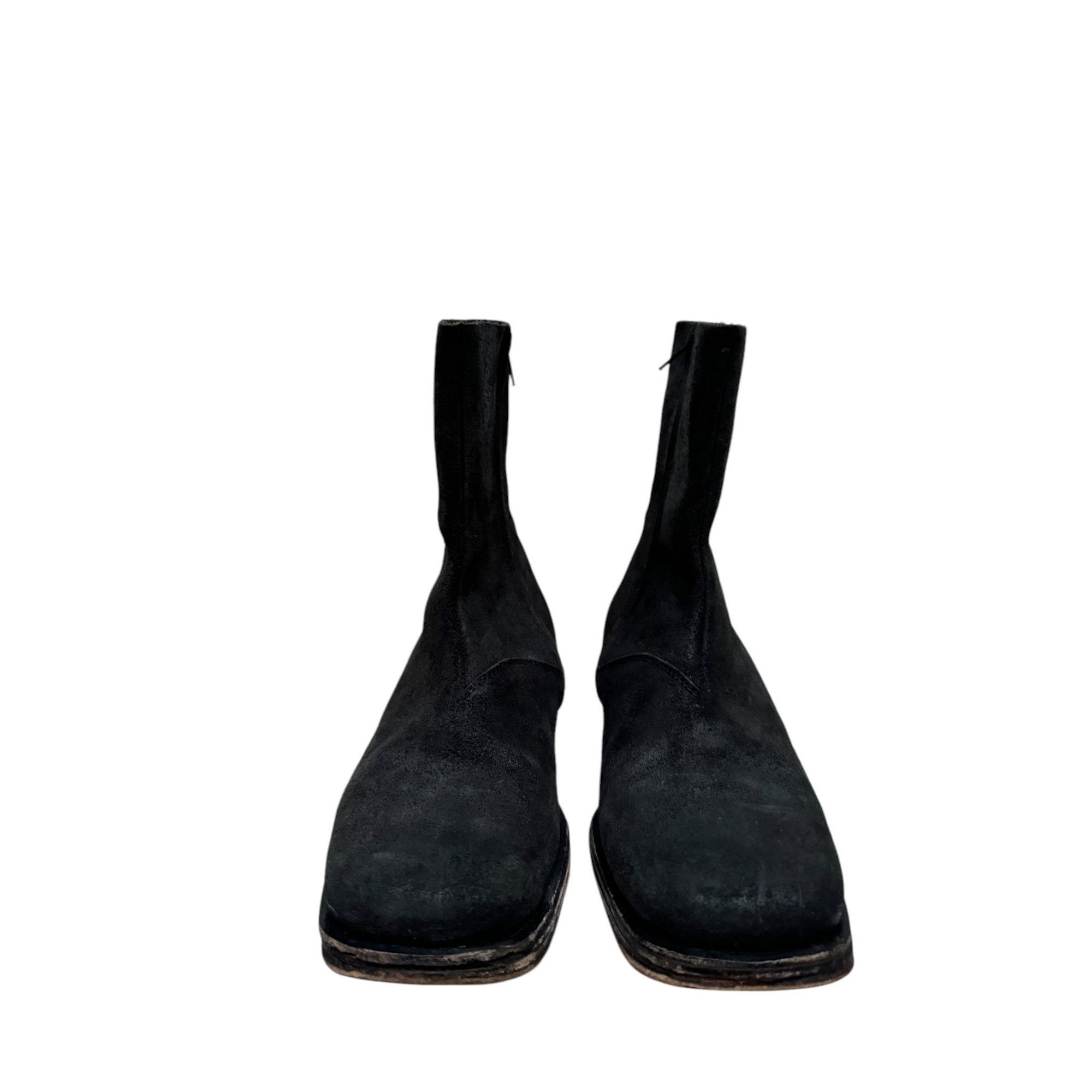 Maison Margiela 2002 Black Square Boots Size US 7.5 / EU 40-41 - 3 Thumbnail