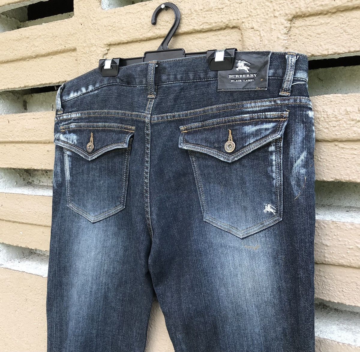 Burberry Burberry Black Label Stretchable Embroidery Logo Denim Pant Size US 32 / EU 48 - 3 Thumbnail