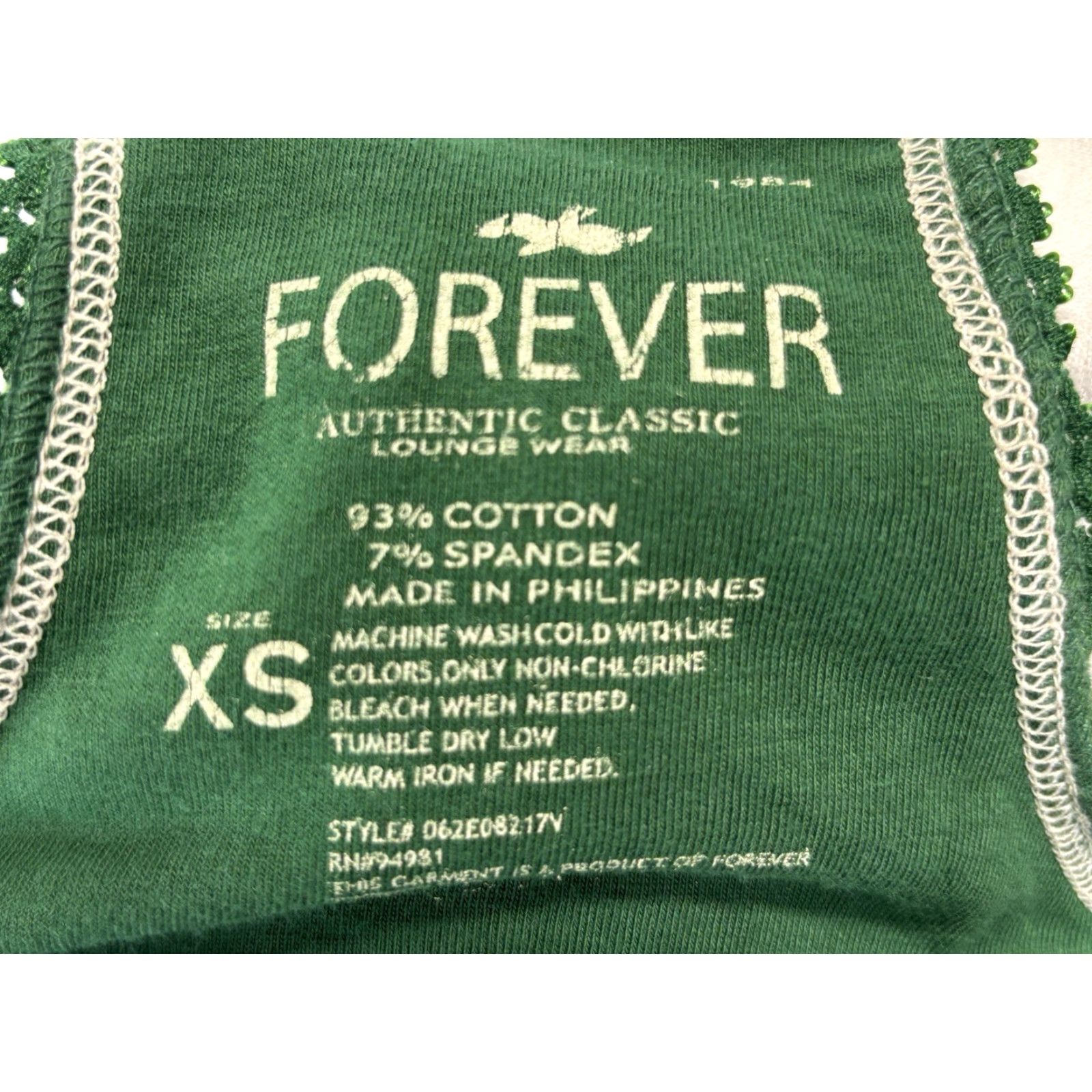 Forever 21 VINTAGE Forever 21 Green Tank Top Cami XS Sleeveless Shelf Bra Y2K Womens Size XS / US 0-2 / IT 36-38 - 7 Thumbnail