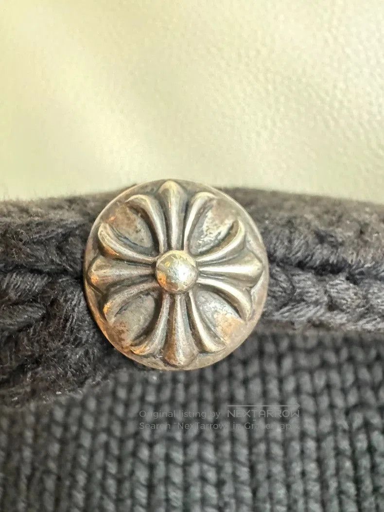 Chrome Hearts Black Chrome Hearts Leather Beanie Hat. Size ONE SIZE - 3 Thumbnail