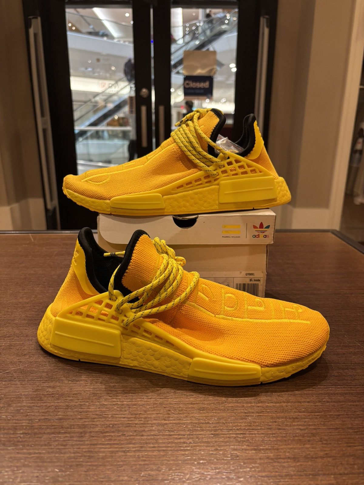 Adidas X Pharrell Hu NMD 'Extra Eye Yellow'