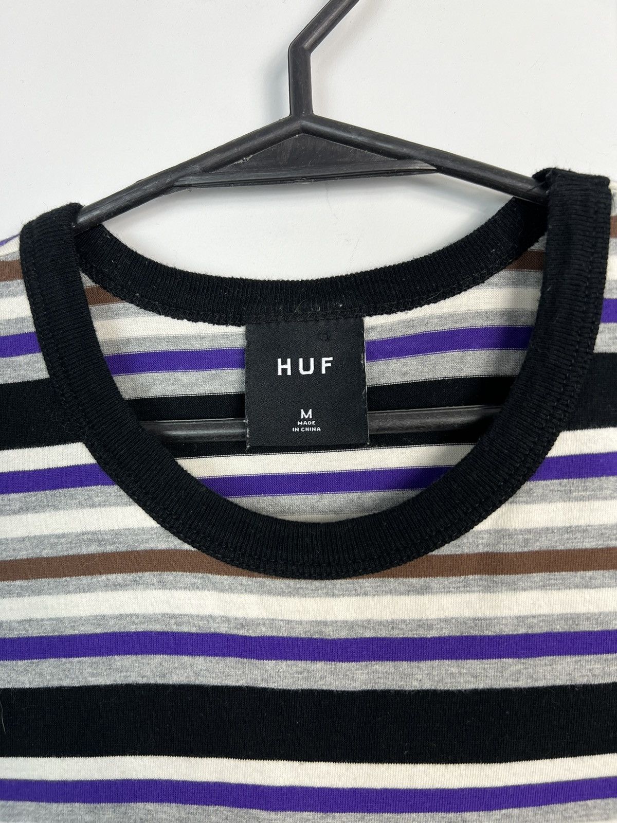 Huf Tshirt HUF Cheshire Stripe Center Logo Size US M / EU 48-50 / 2 - 3 Thumbnail