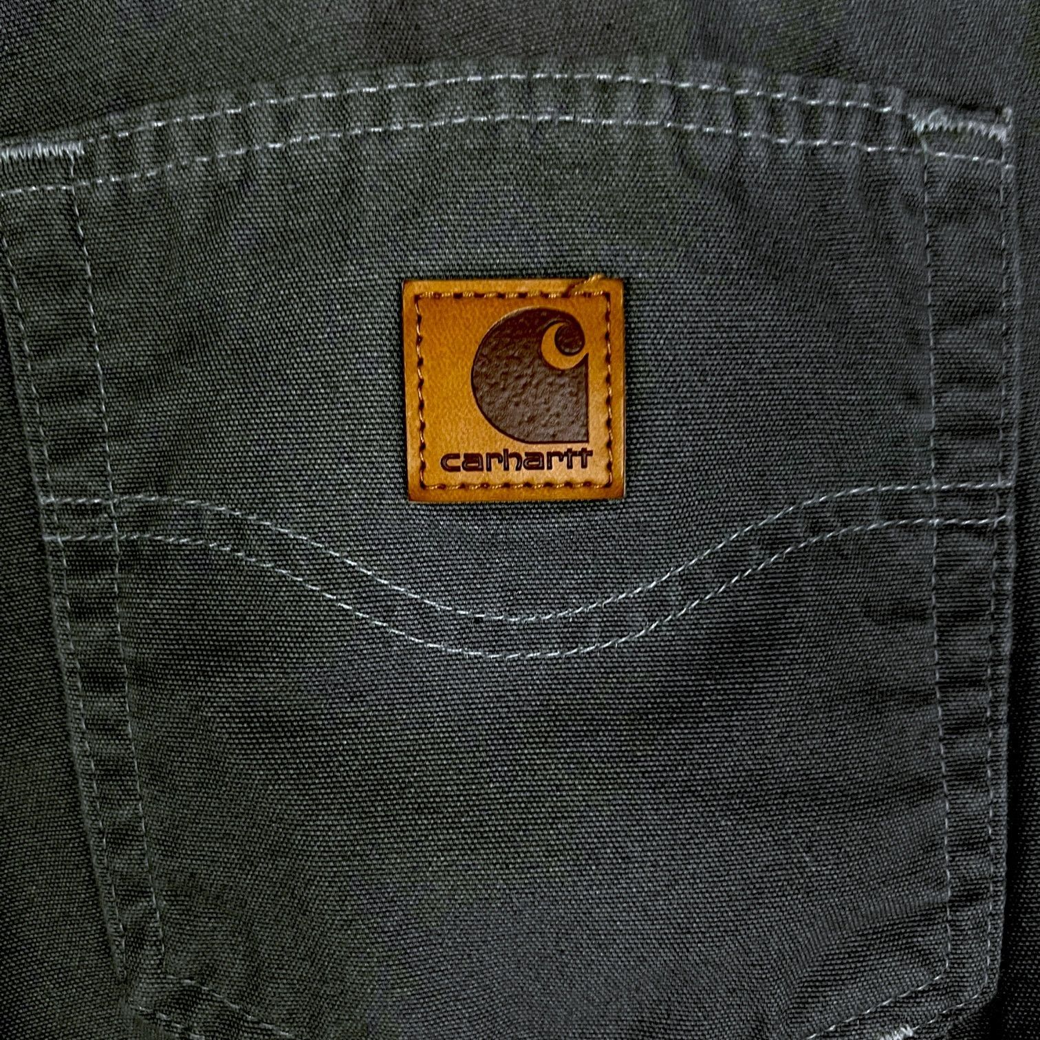 Carhartt Carhartt Gray Loose Original Fit Carpenter Pants 36x32 B159 Size US 36 / EU 52 - 8 Thumbnail