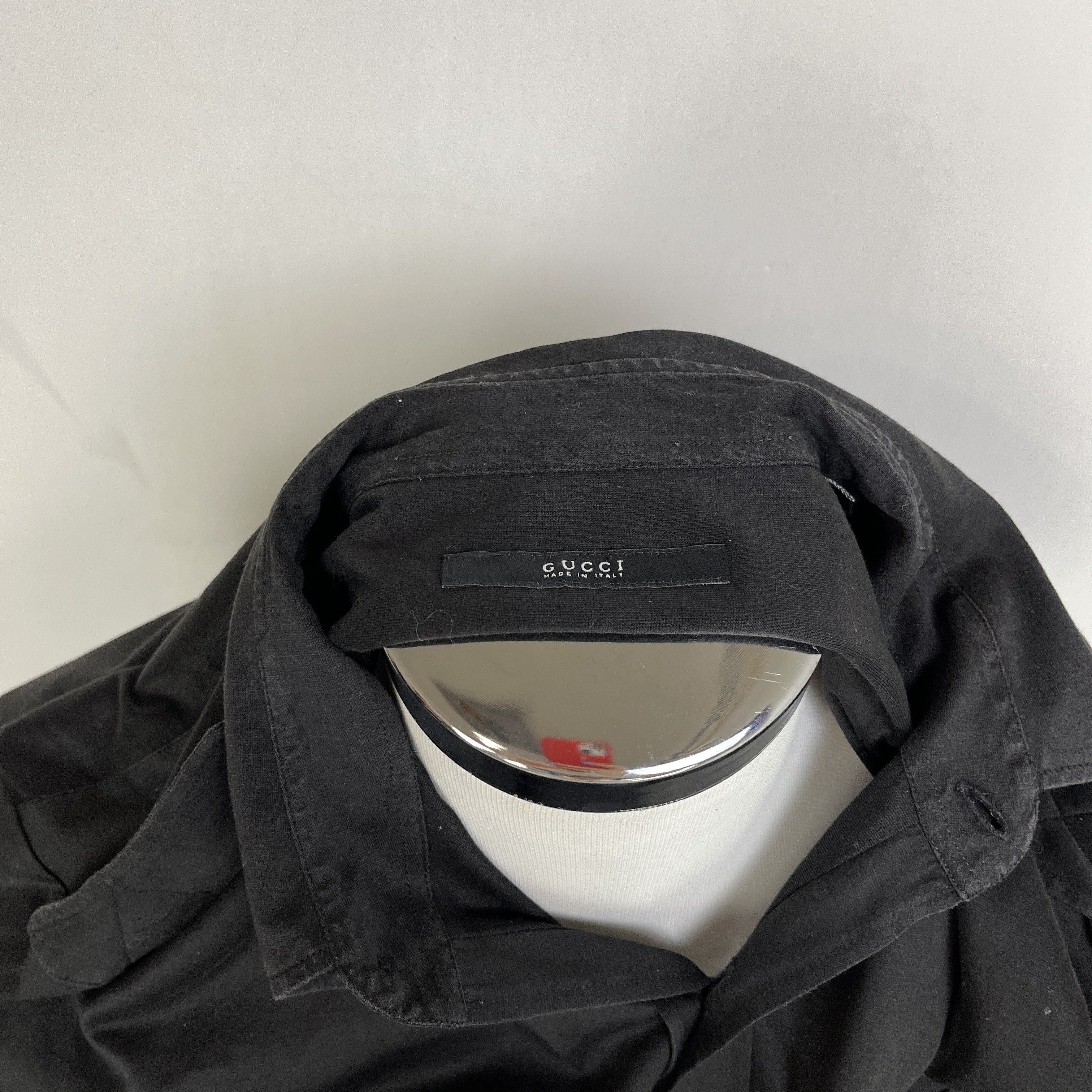 Gucci Camicia Gucci Lino – XL Size US XL / EU 56 / 4 - 5 Thumbnail