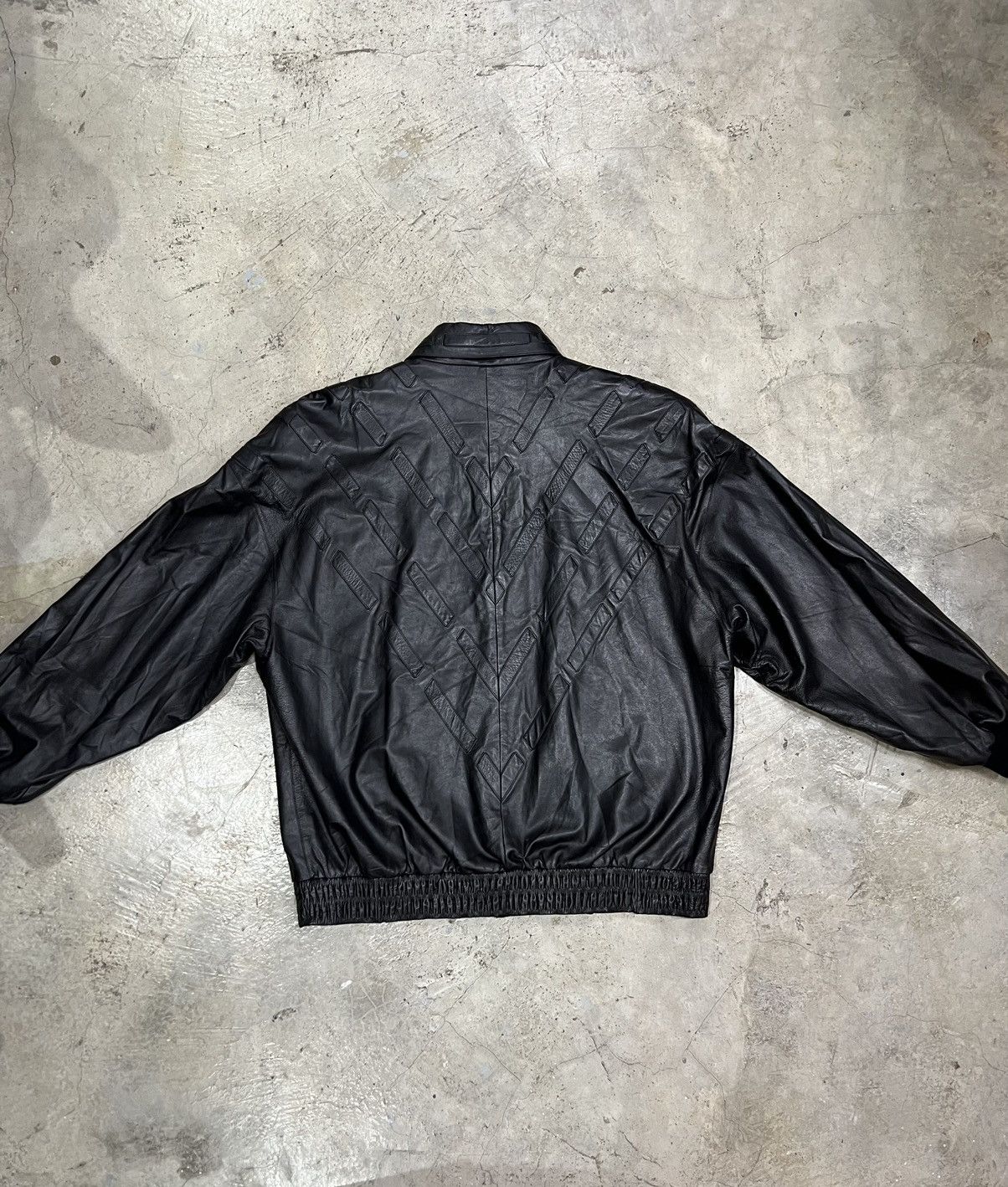 BRIONI VINTAGE LEATHER JACKET