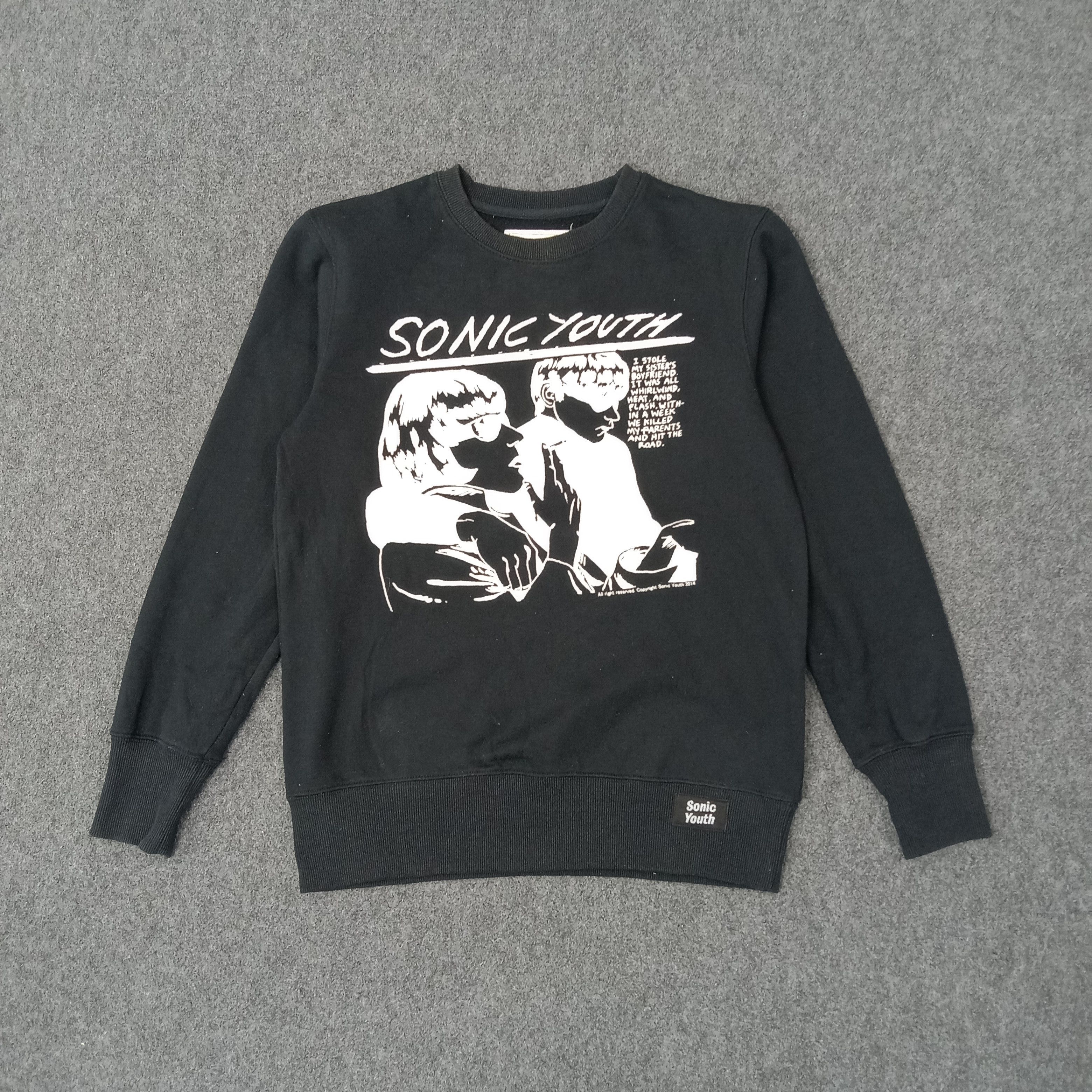 Band Tees Sonic Youth American Rock Band Sweatshirt C257N11 Size US XS / EU 42 / 0 - 1 Thumbnail