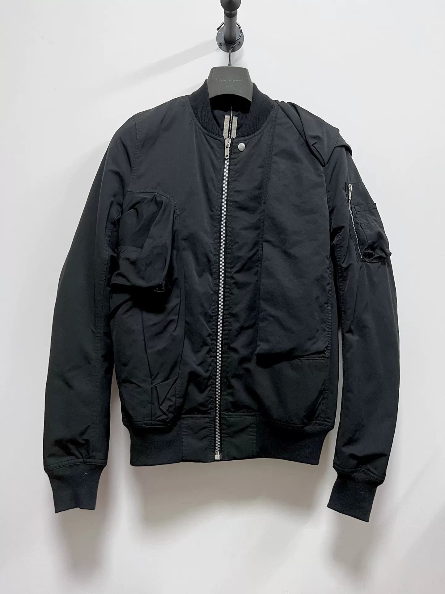 Rick Owens Rick Owens MA-1 Thick Cotton Jacket Size US S / EU 44-46 / 1 - 1 Thumbnail