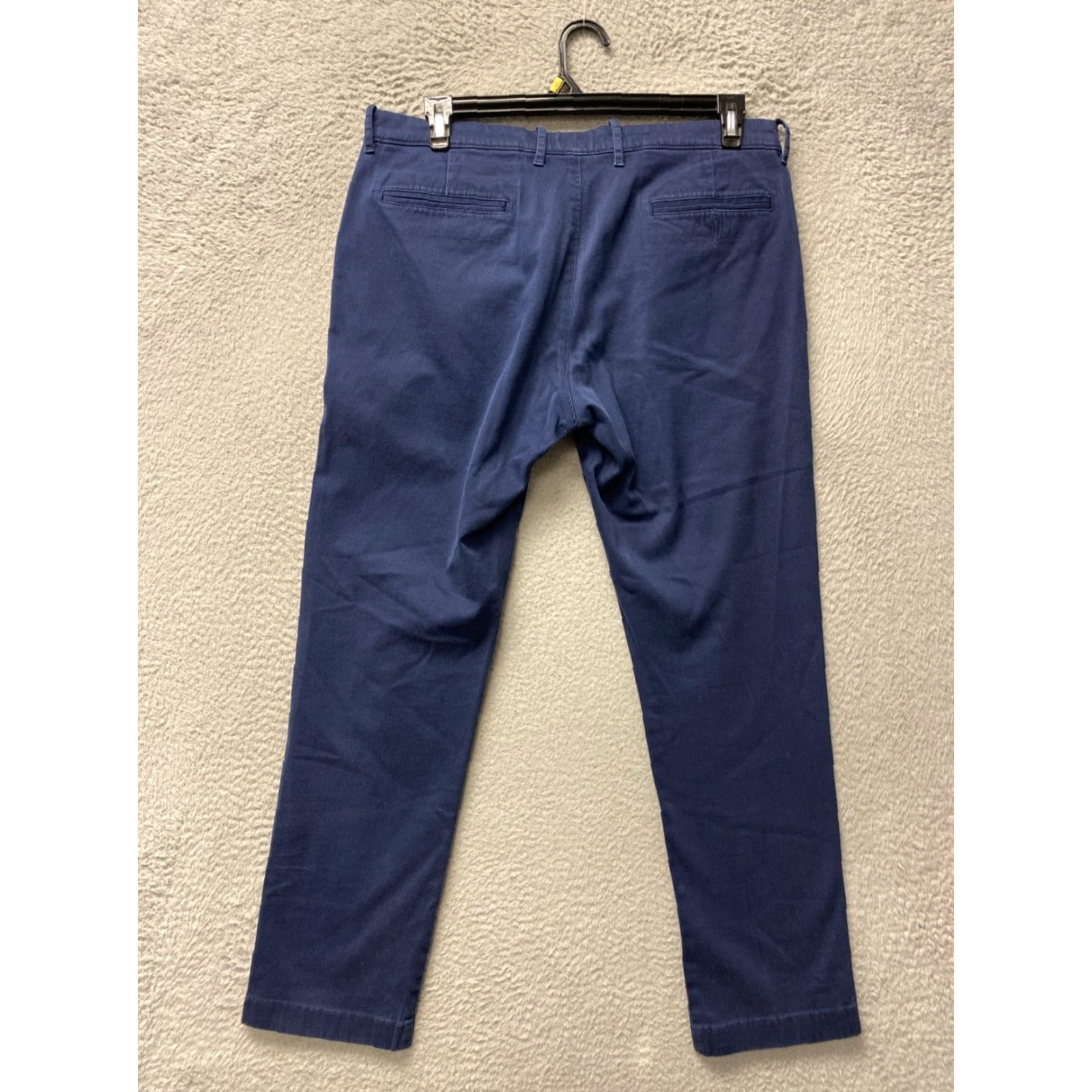 J.Crew J.CREW Chino Pants Men’s Navy Straight Fit 34x32 /0560 Pants Casual Flat Front Zip Machine Washable Cotton Size US 34 / EU 50 - 6 Thumbnail
