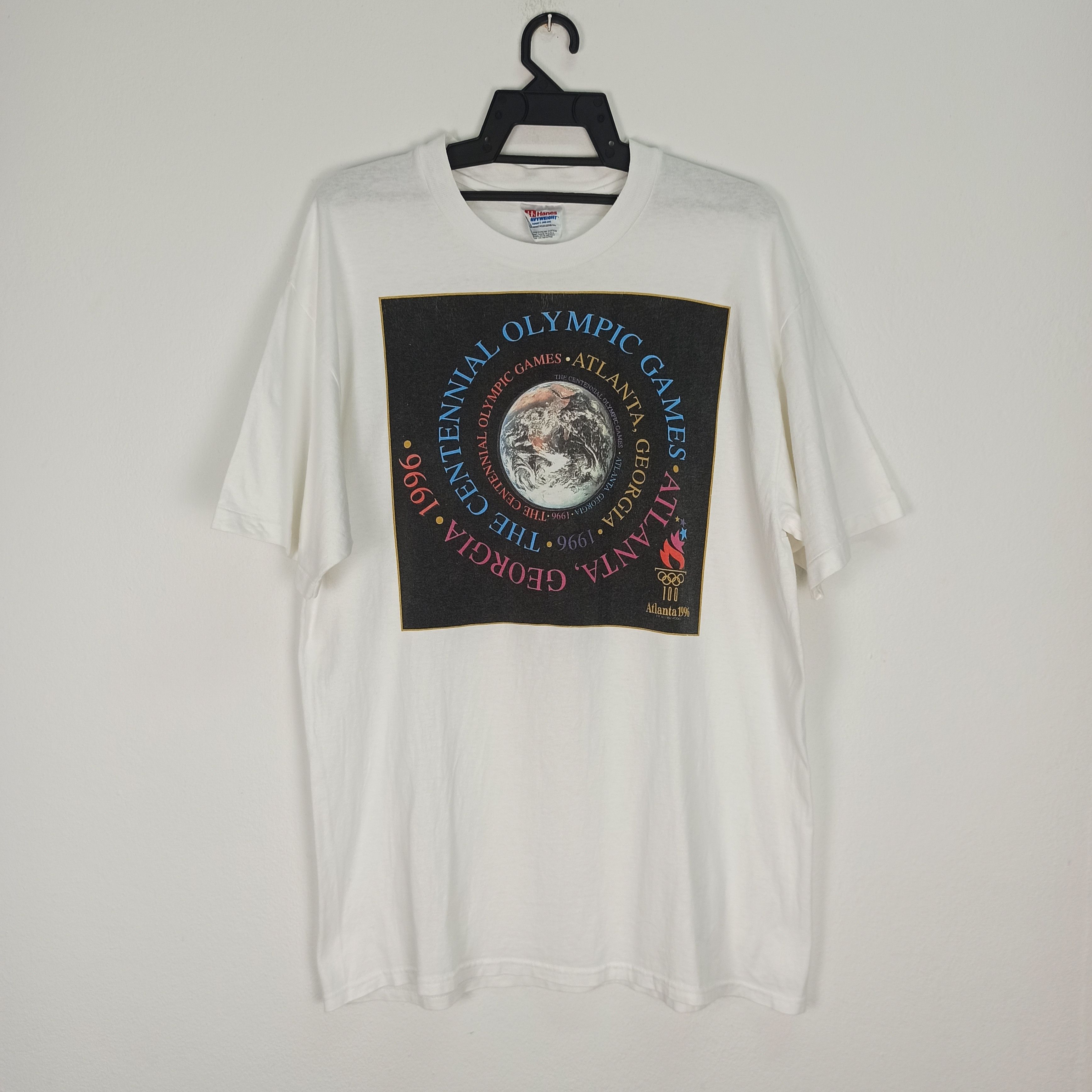 USA Olympics Vintage Rare!! Olympic Atlanta Georgia Tshirt Size US L / EU 52-54 / 3 - 1 Thumbnail
