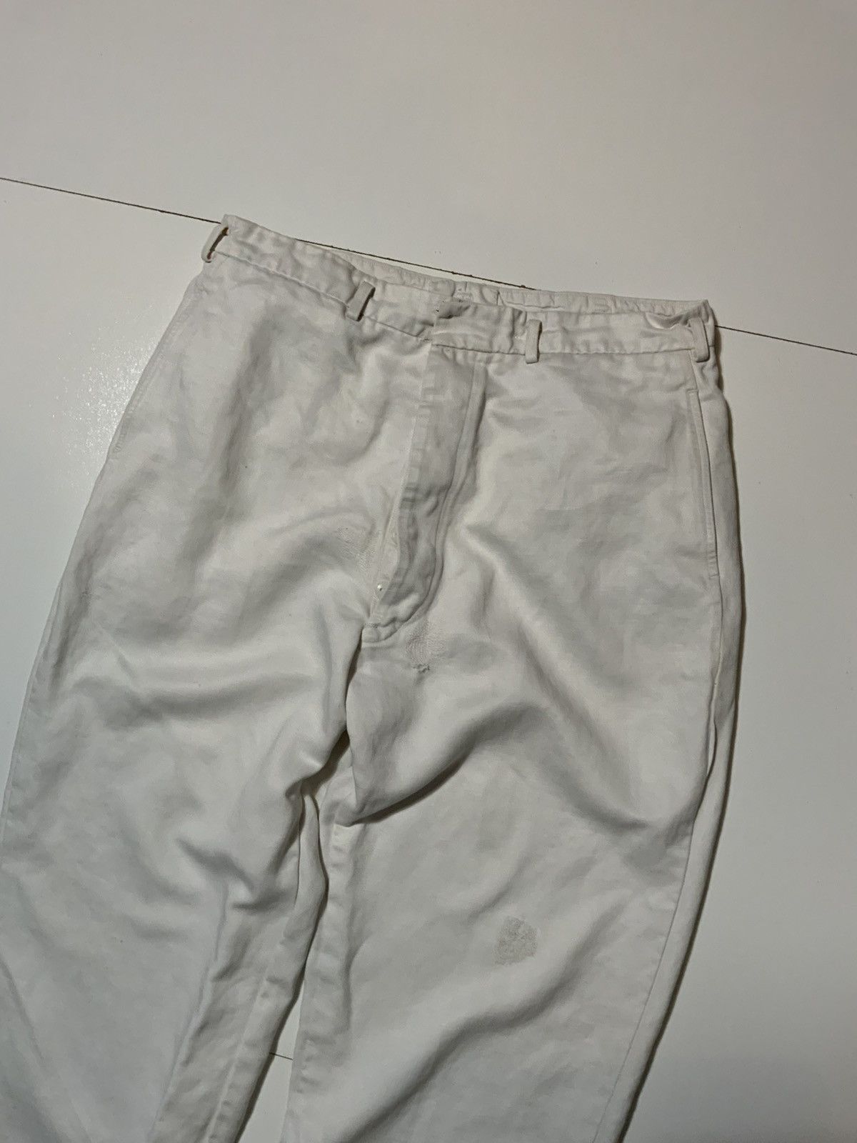 Vintage True Vintage Quality Tailors Workwear Linen Button Fly Pants Size US 32 / EU 48 - 5 Thumbnail