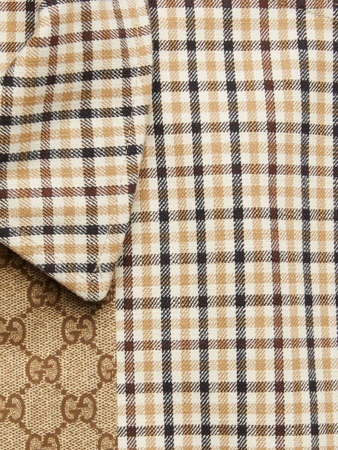 Gucci o1s1wg110225 Reversible Cchecked Cotton Jacket in Multicolor Size US S / EU 44-46 / 1 - 5 Thumbnail