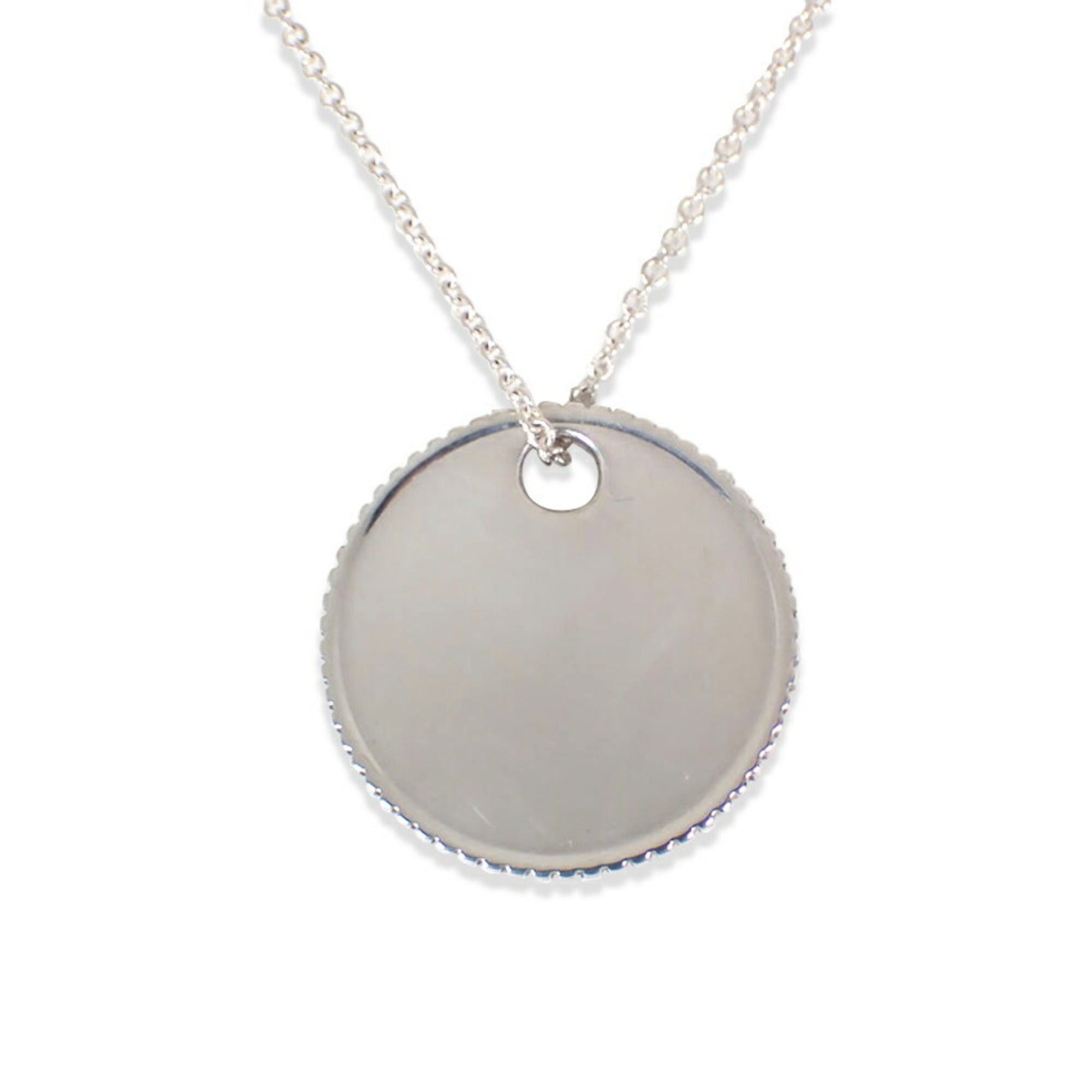 Tiffany & Co. TIFFANY 925 Coin Edge Pendant Necklace Size ONE SIZE - 1 Thumbnail