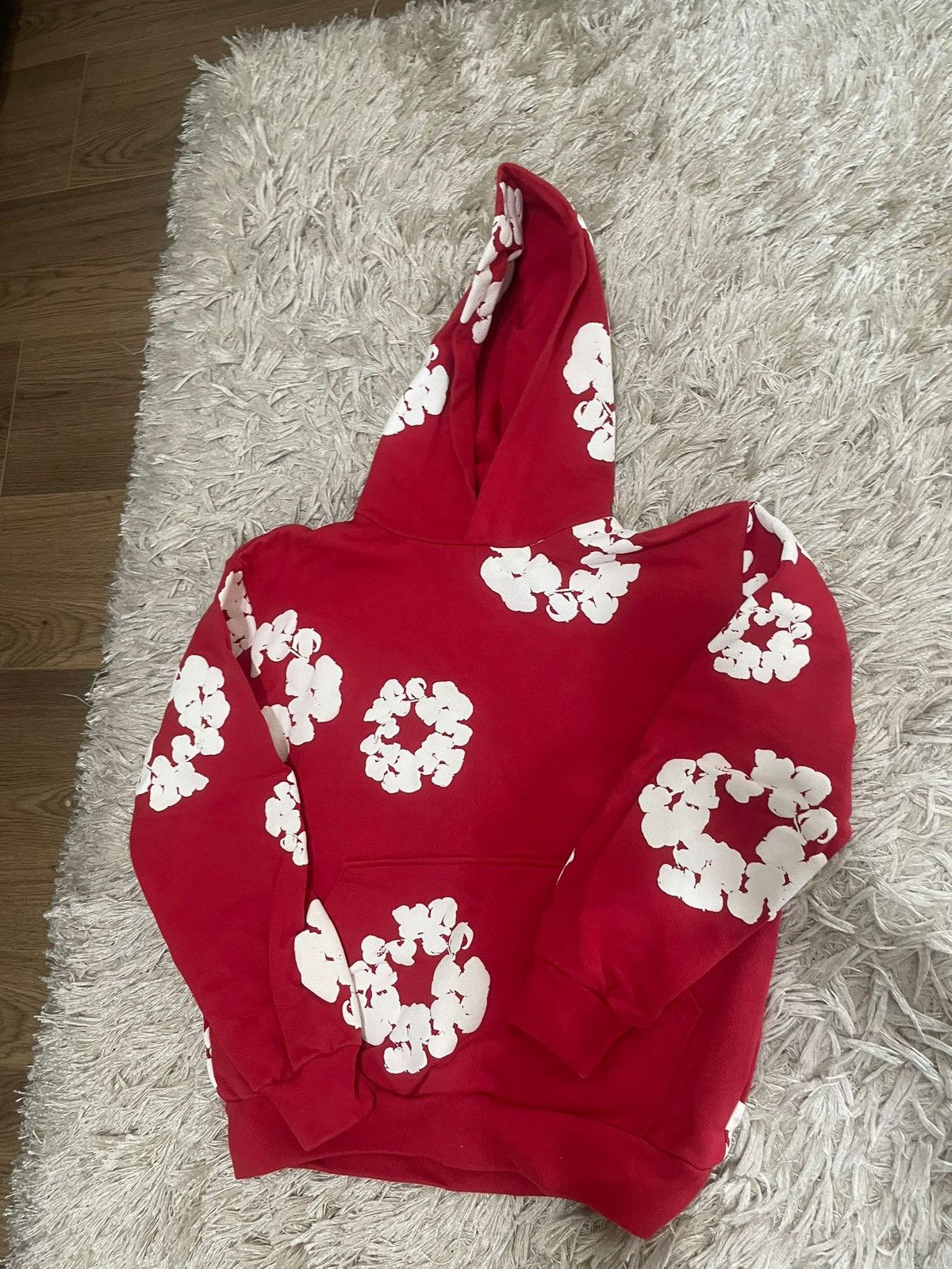 DENIM TEARS Denim Tears Hoodie Red Size US S / EU 44-46 / 1 - 3 Thumbnail