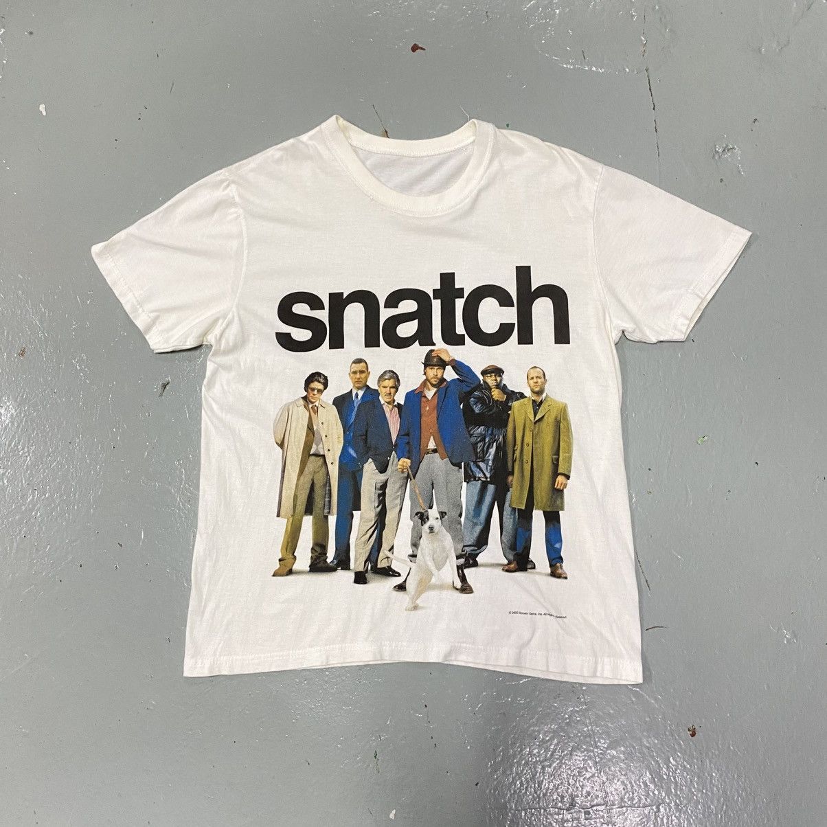 Vintage Vintage 2000 Snatch Promo Movie Tee Vtg Boxy Brad Pitt Size US M / EU 48-50 / 2 - 2 Thumbnail