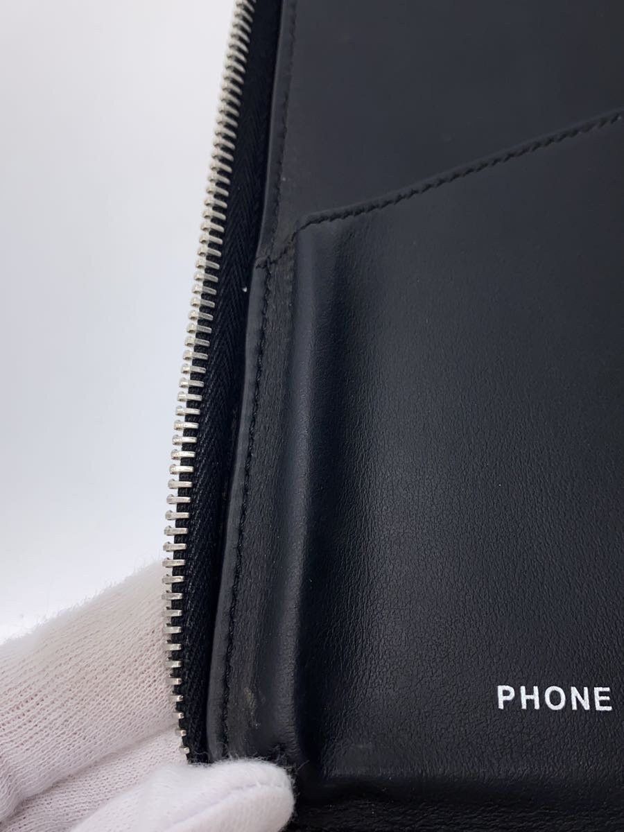 Fendi Fendi Bug Eye Leather Long Wallet Black Size ONE SIZE - 7 Thumbnail