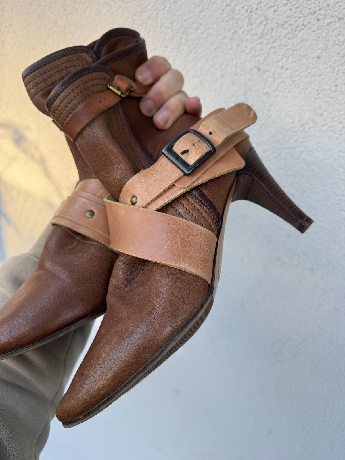 Chloe Chloe leather Strap Avantgarde Ankle Boots Size 39 Size US 9 / IT 39 - 10 Thumbnail