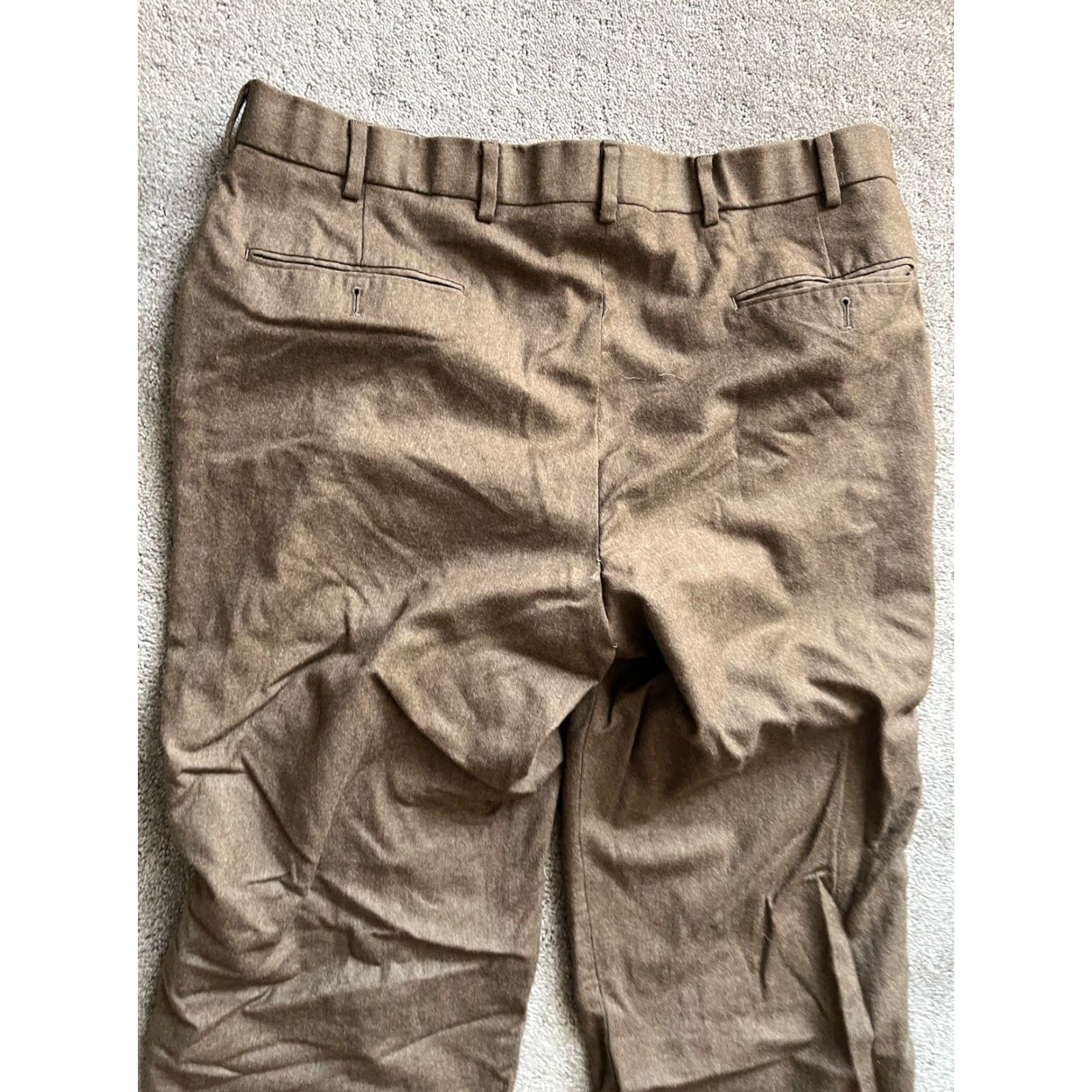 Brooks Brothers Brooks Brothers Madison Dress Pants Striped Wool Brown Mens Sz 36 Size US 36 / EU 52 - 4 Thumbnail