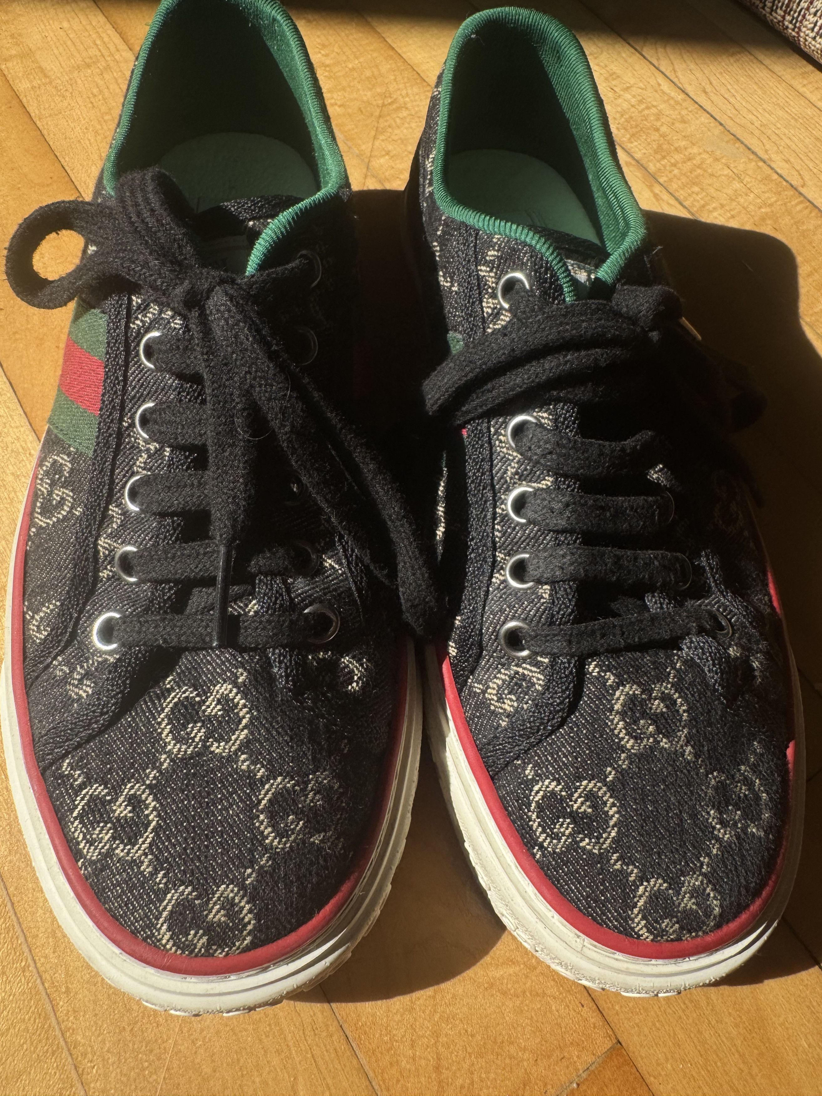 Gucci Gucci Tennis 1977 GG Logo Black Multi Size US 7 / IT 37 - 2 Thumbnail