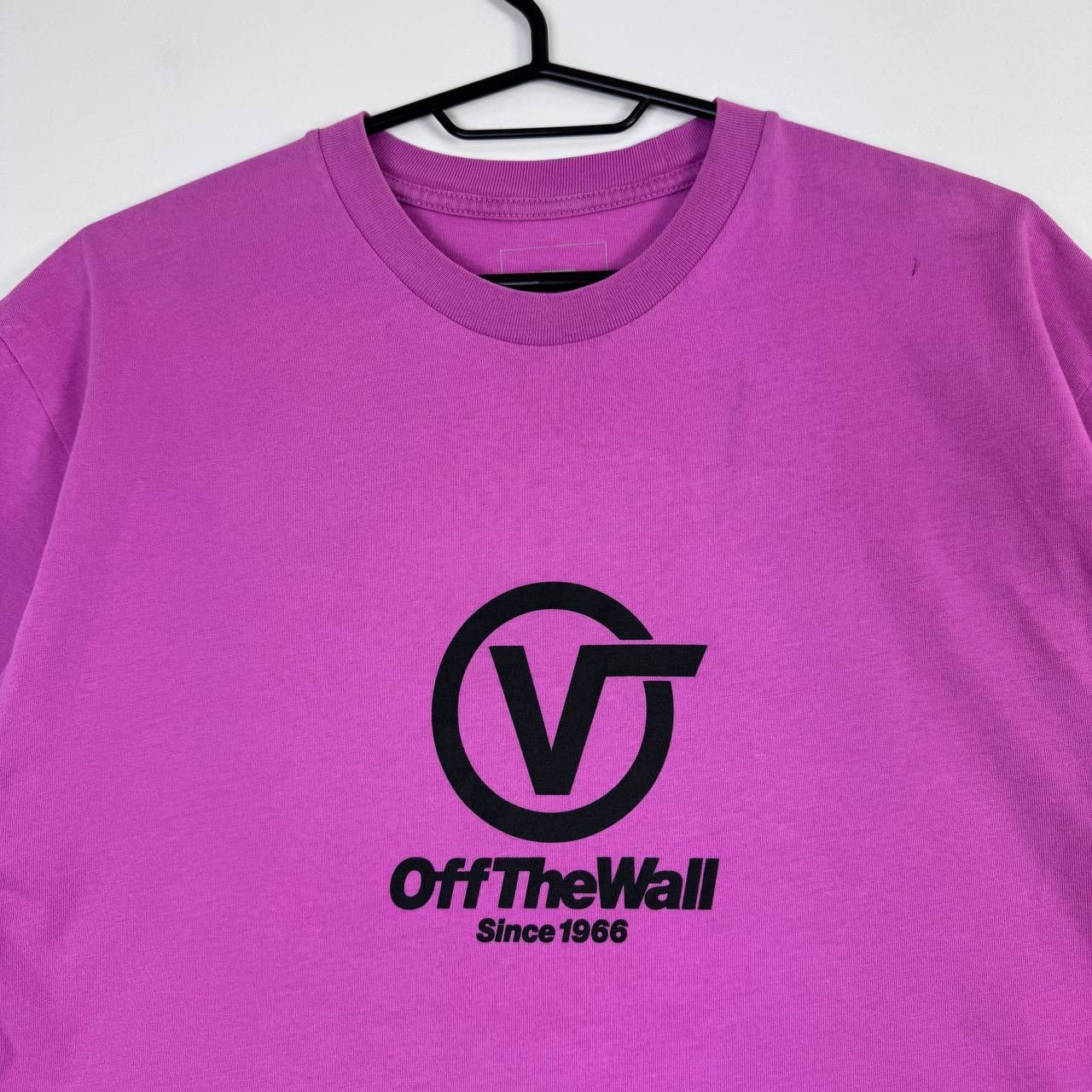 Vans Vans Off The Wall T-Shirt Pink Big Logo Skate Mens Size M Size US M / EU 48-50 / 2 - 2 Thumbnail
