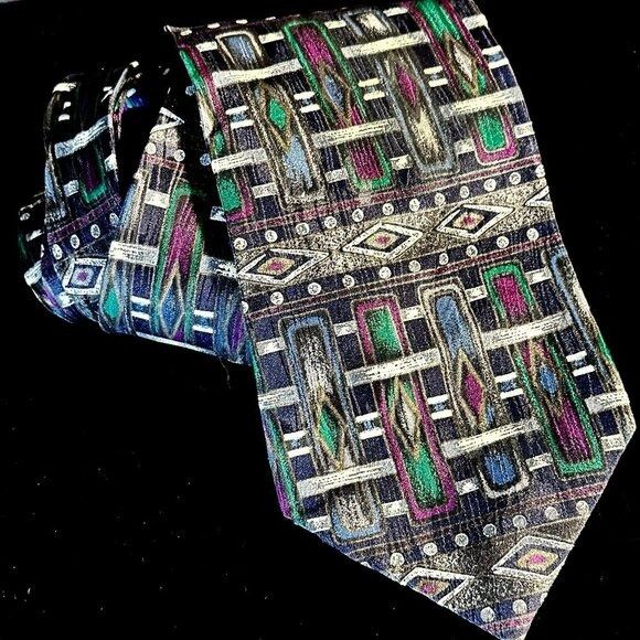 Missoni Missoni African Tribal Painting Art Basquiat Black Brown Men Size ONE SIZE - 1 Thumbnail
