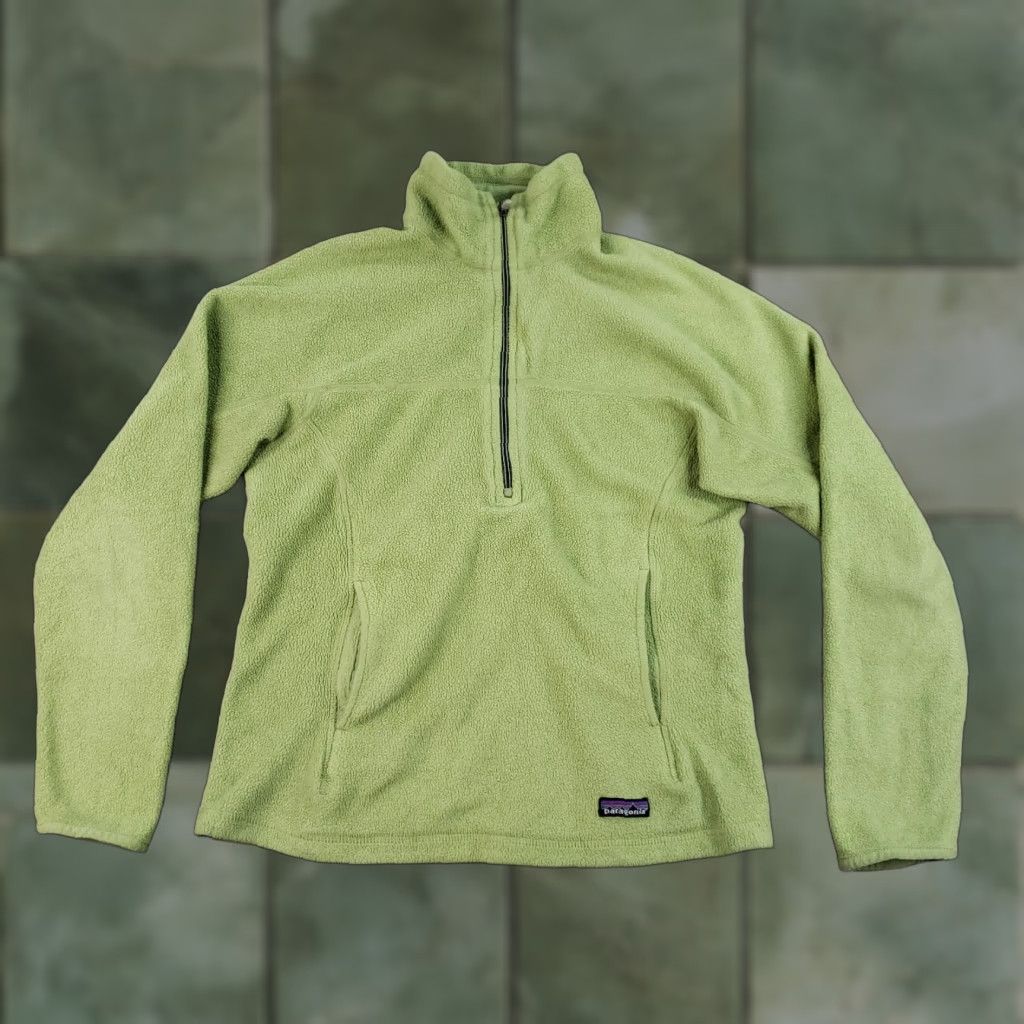 Patagonia Patagonia Synchilla Marsupial Jacket Womens Medium Green Fleece Lightweight Jacket Size L / US 10 / IT 46 - 1 Thumbnail