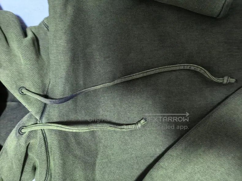 Acne Studios Acne Studios Crystal Wash Distressed Hoodie, Green Size US XL / EU 56 / 4 - 2 Thumbnail